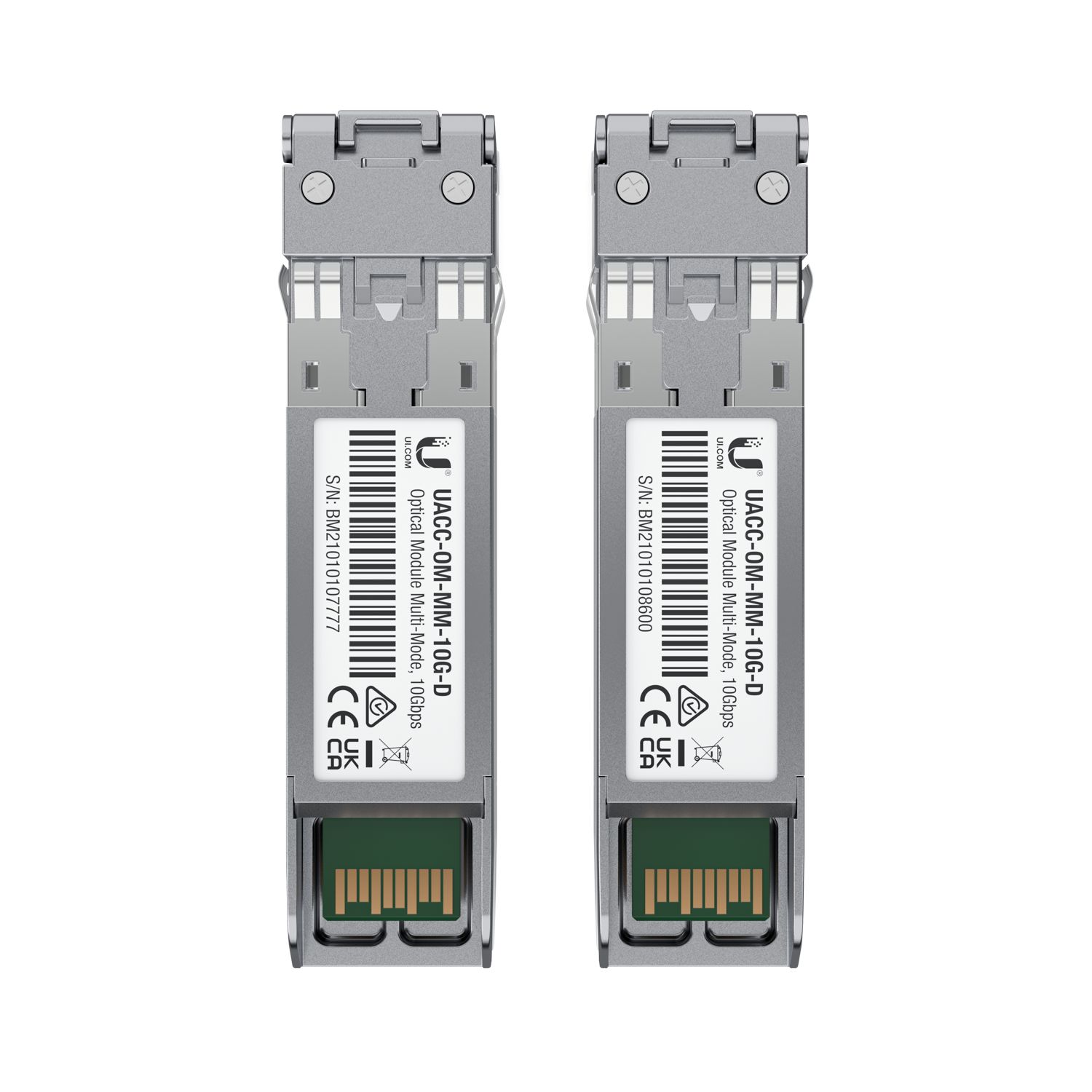 Ubiquiti U Fibre UACC-OM-MM-10G-D-2 Pakke med 2 10 Gbps Multi-Mode optiske moduler