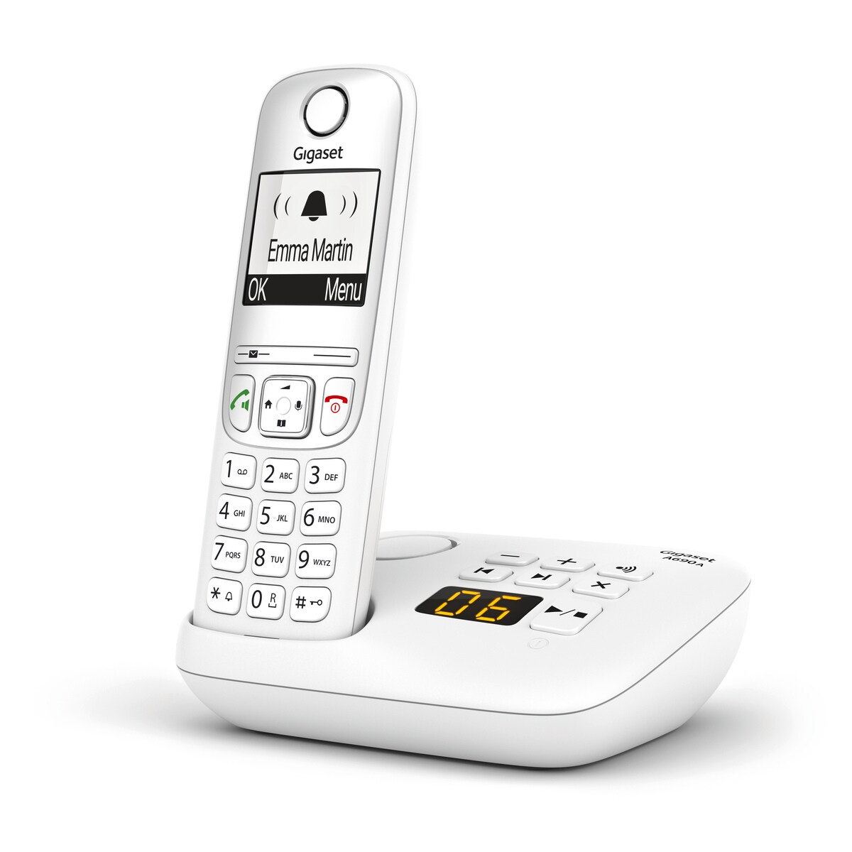 Gigaset A690A trådlös DECT-telefon med telefonsvarare