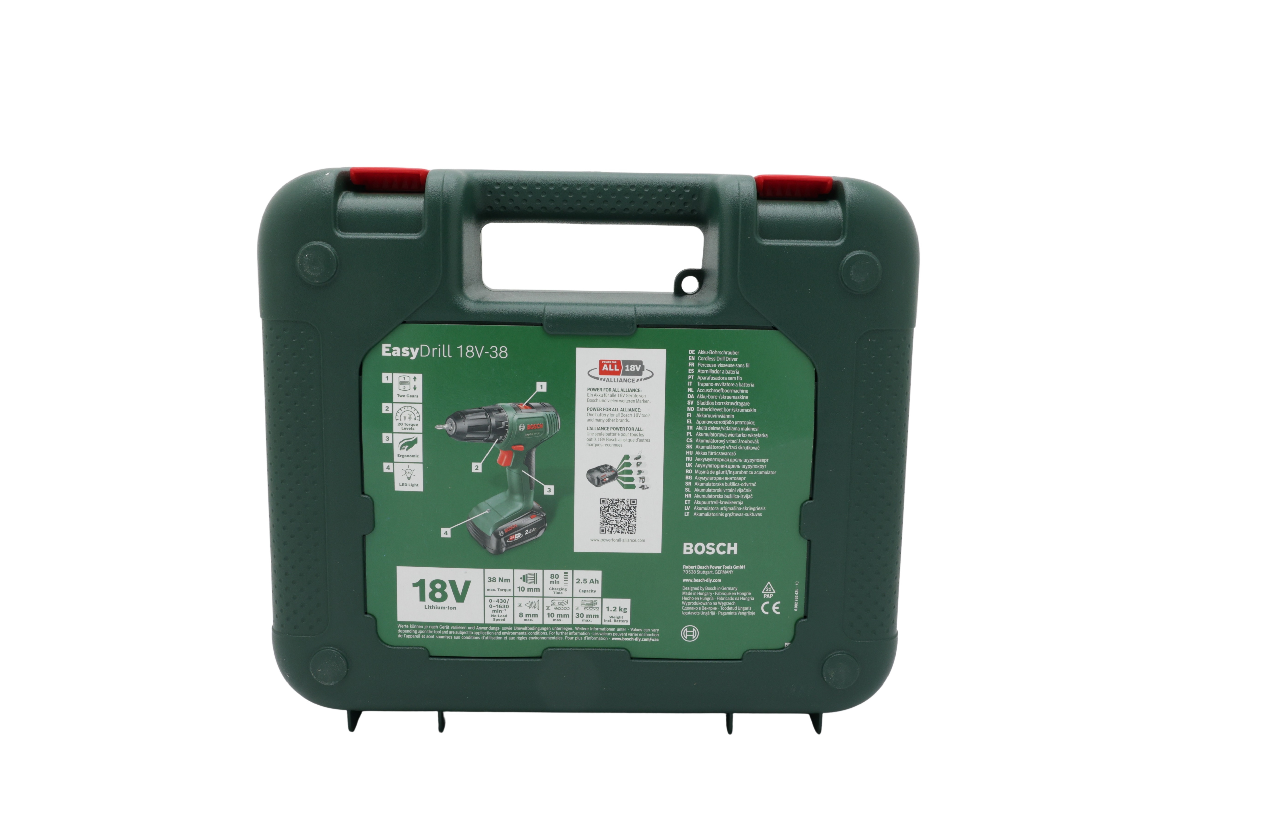 Bosch EasyDrill 18V-38 borrskruvdragare 18 V 0615A5008K / Skruvdragare / Sladdlös borrmaskin