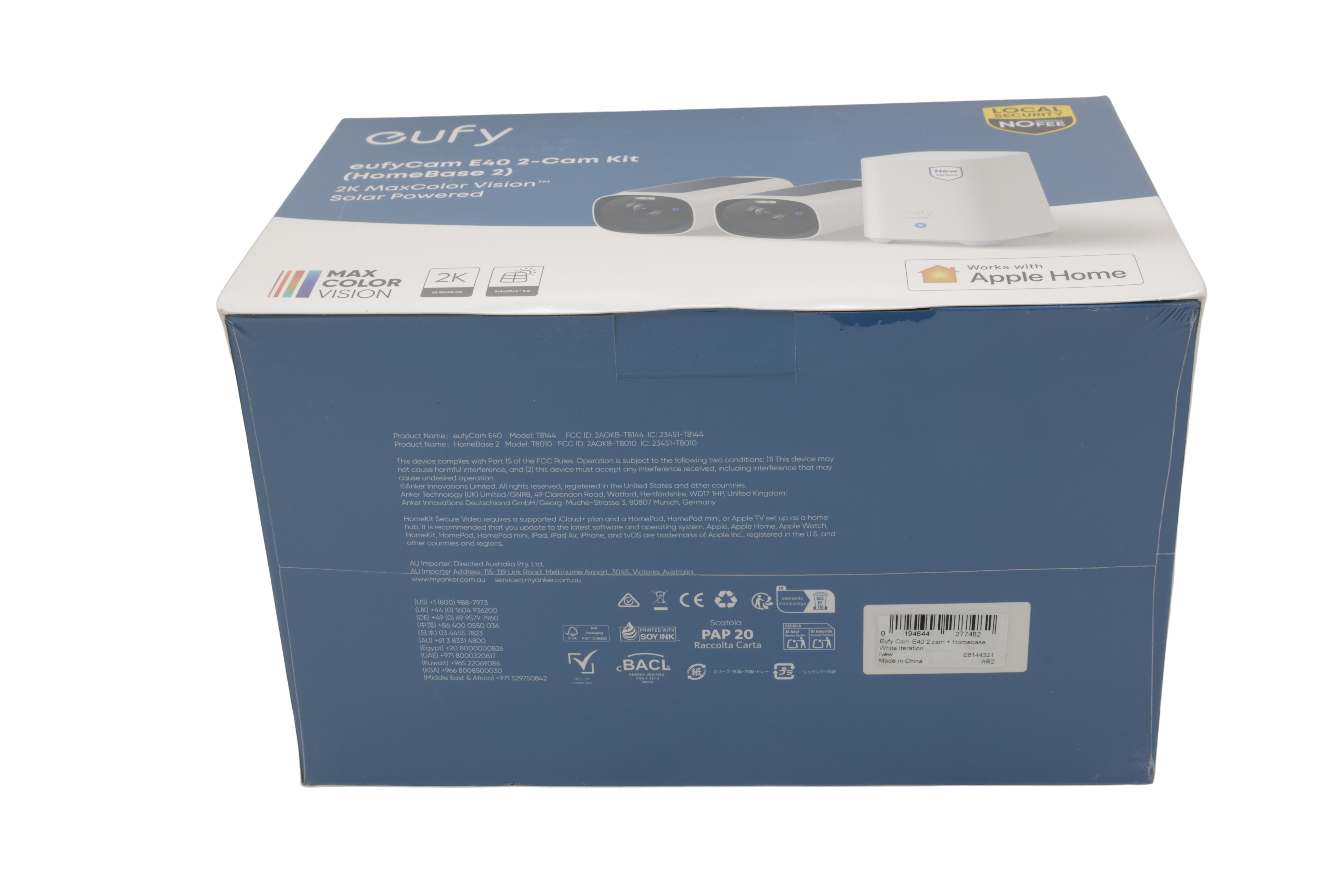 eufy Cam E40 2-Cam Kit (HomeBase 2)