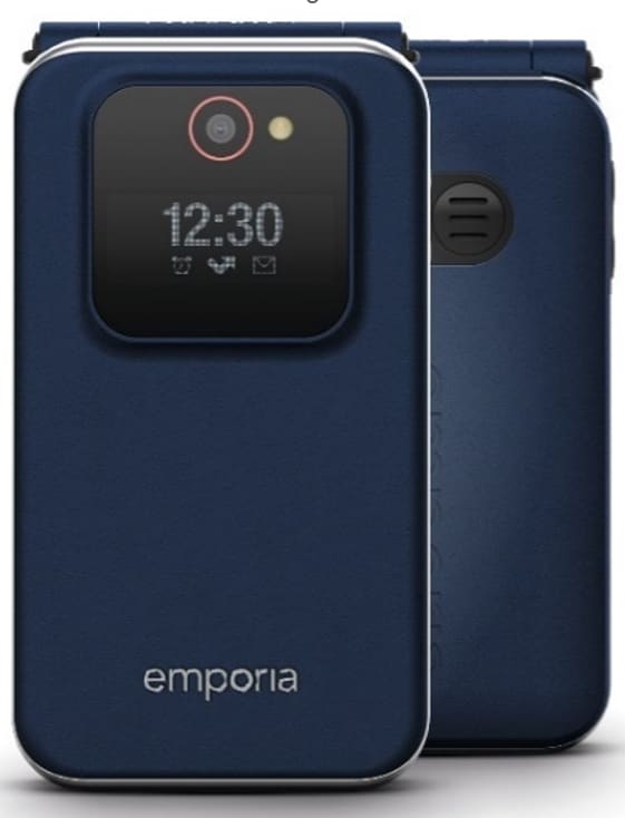 Emporia emporiaJOY (V228) – 2G stora knappar och vikbar mobiltelefon