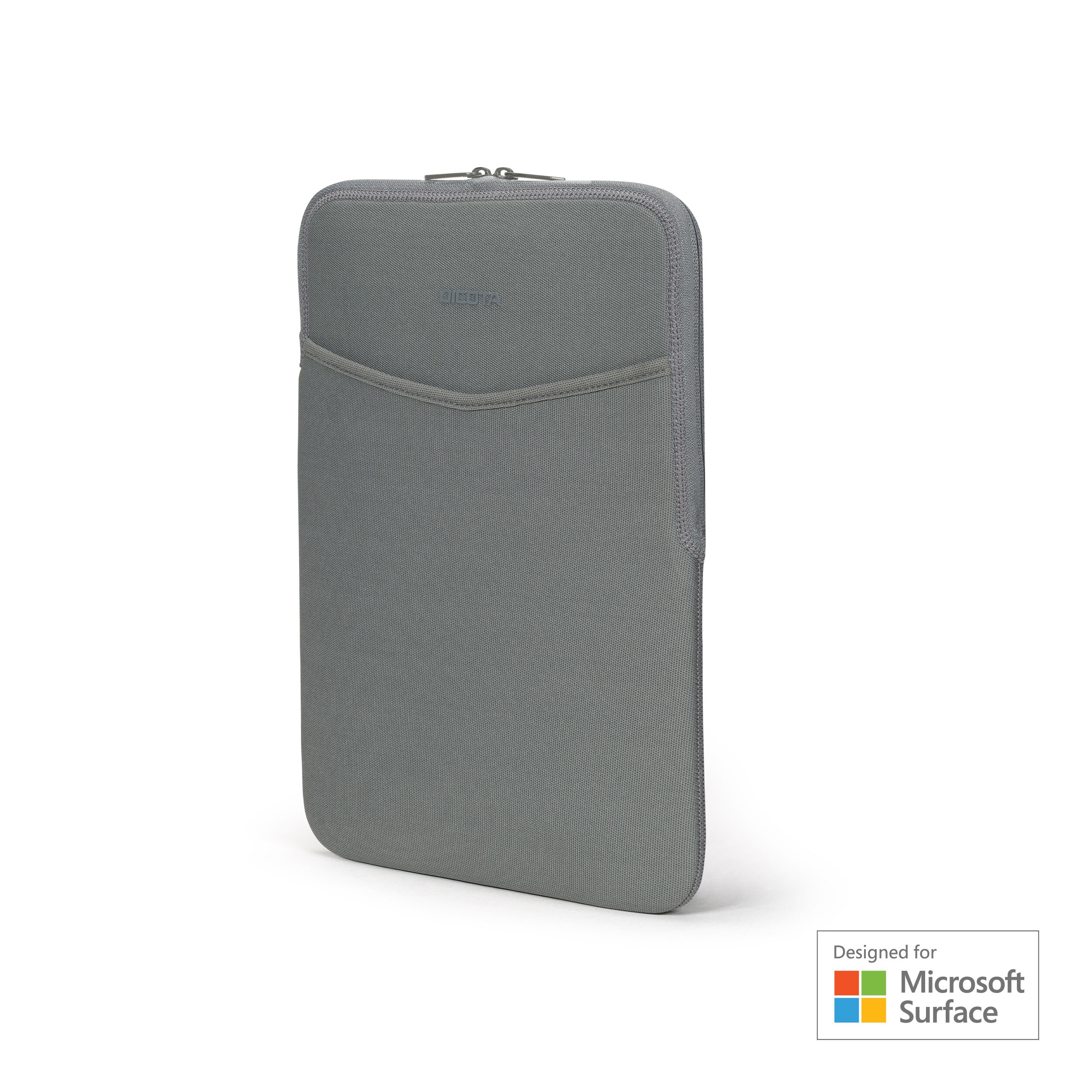 Dicota Sleeve Eco SLIM S för Microsoft Surface, grå