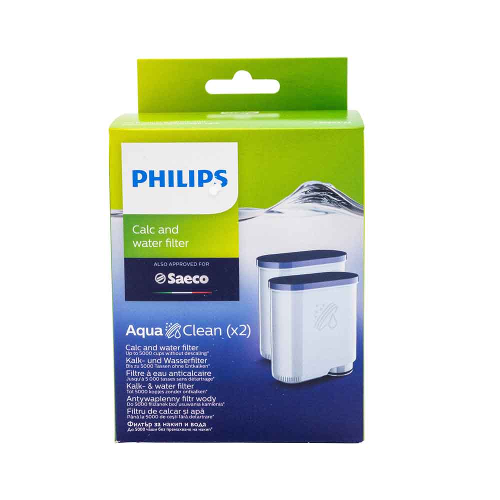 Philips AquaClean kalk- och vattenfilter för espressomaskiner, 2-pack