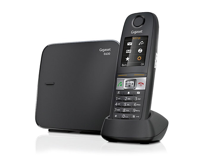 Gigaset E630 int. stortelefon trådlöst IP65 – svart