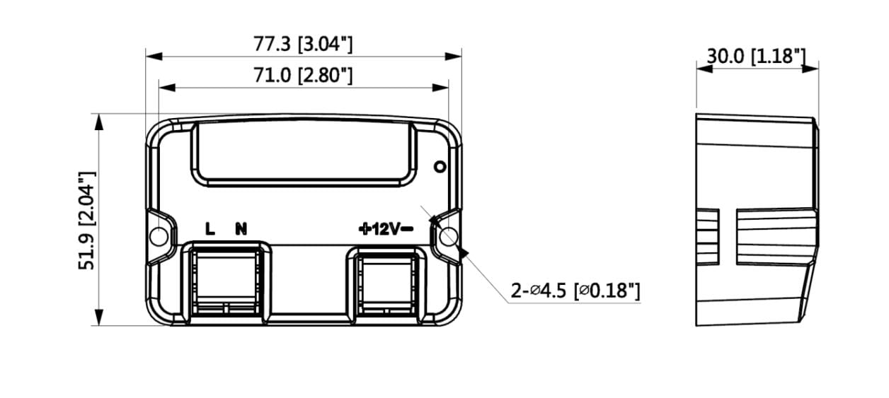 Dahua DH-PFM320D-015 nätadapter DC 12 V 1,5 A
