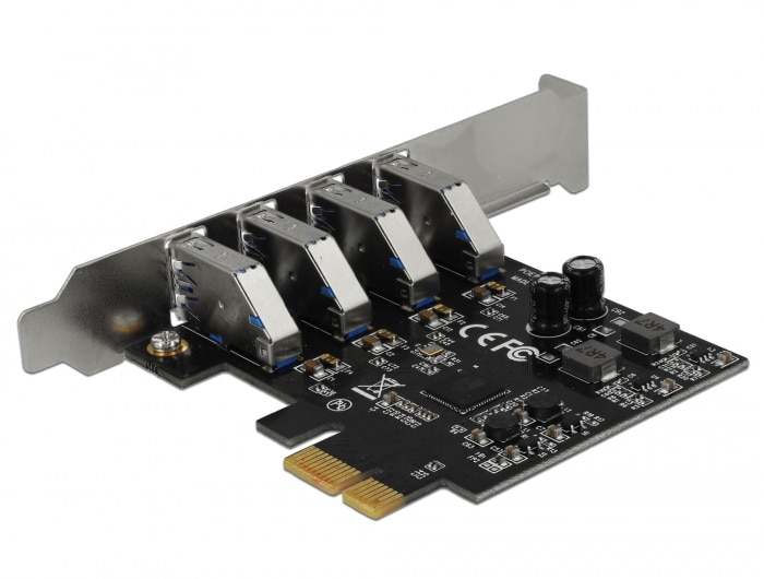 Delock USB 3.0 PCI Express-kort med 4 x externa typ-A-portar