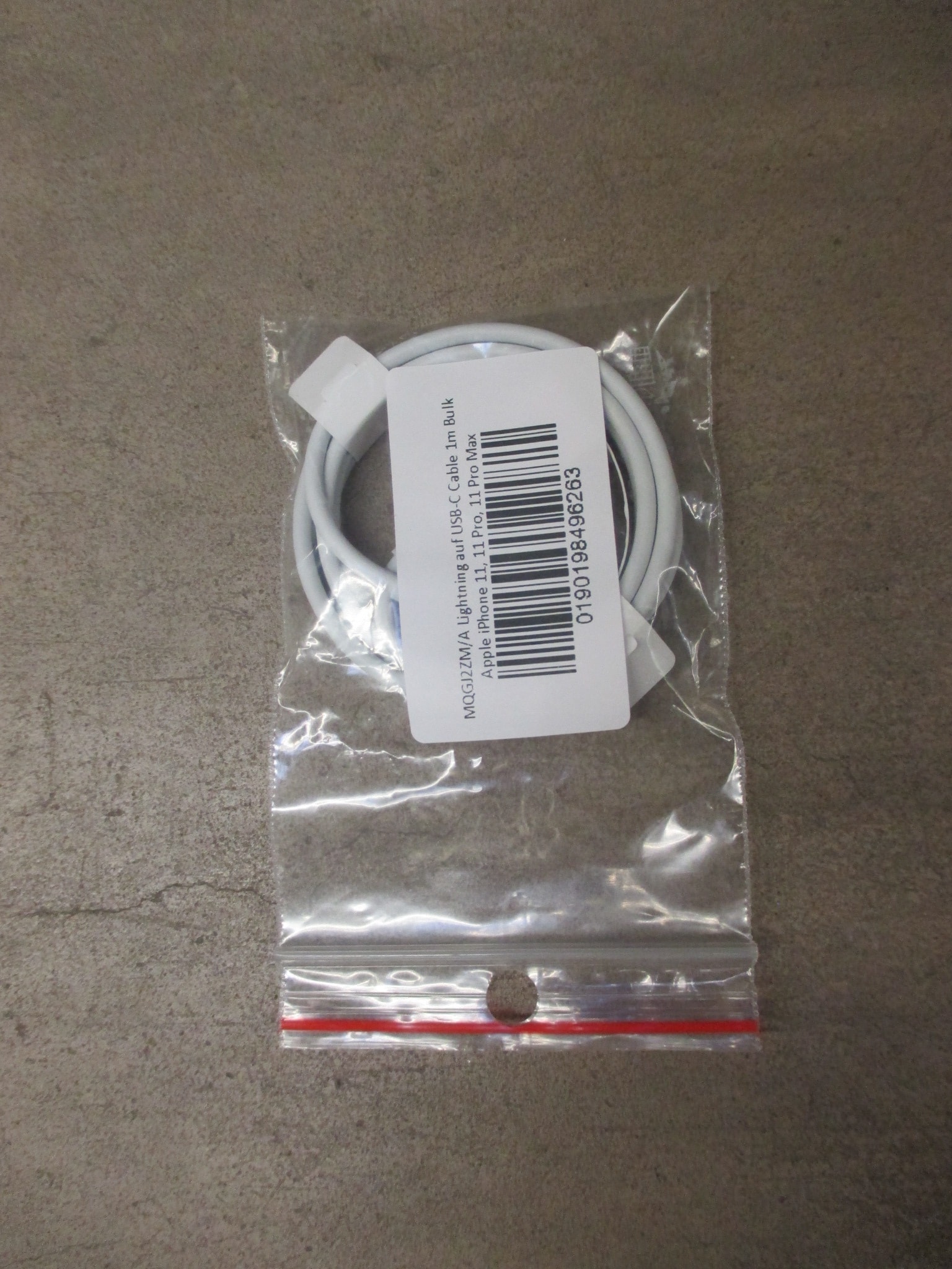 Apple Lightning till USB‑C-kabel 1 m (bulk/utan förpackning) MQGJ2ZM/A