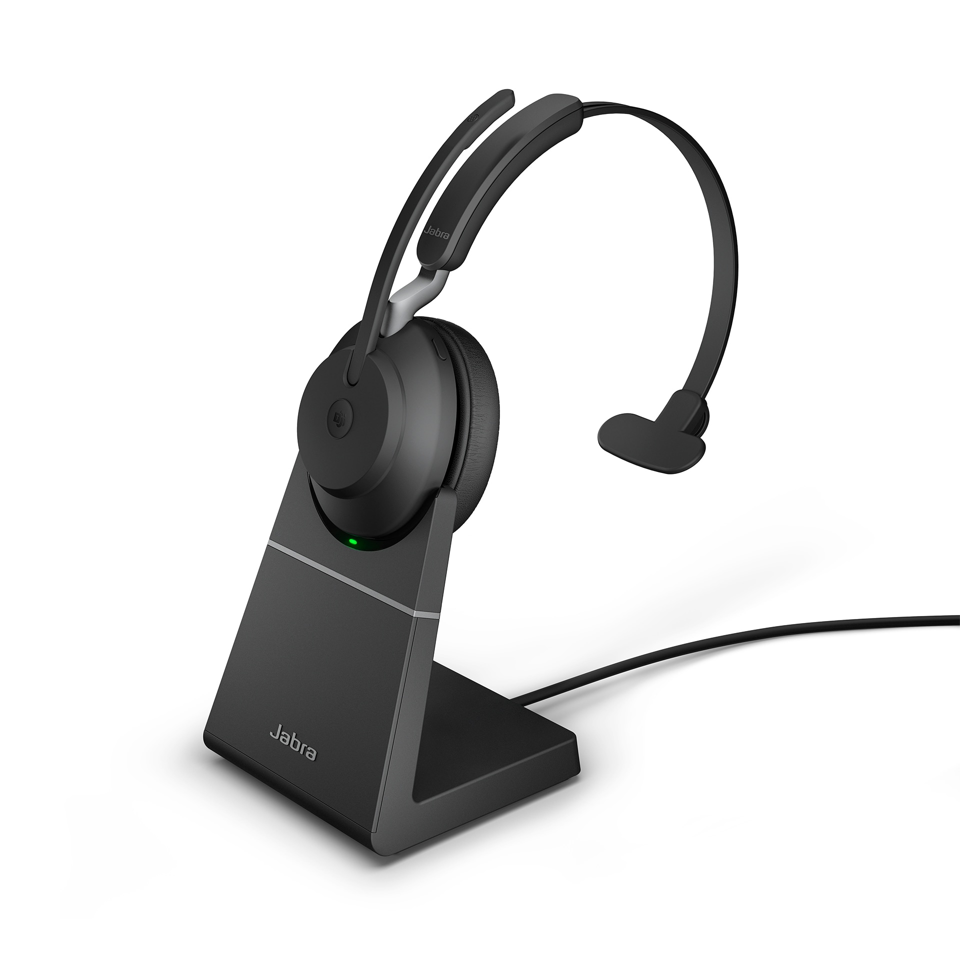Jabra Evolve2 65 MS Mono USB-A med laddstation