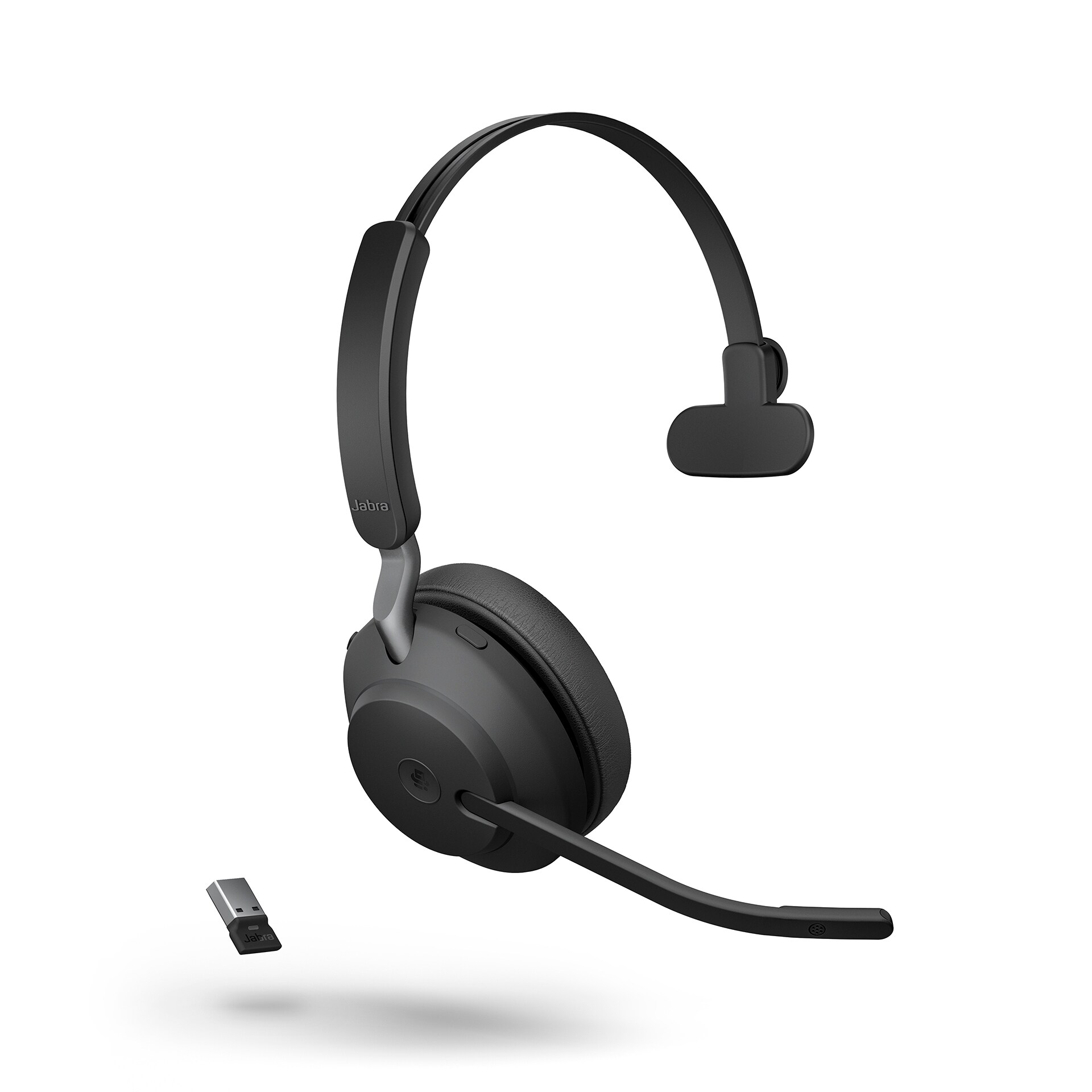 Jabra Evolve2 65 MS Mono USB-A svart med laddstation