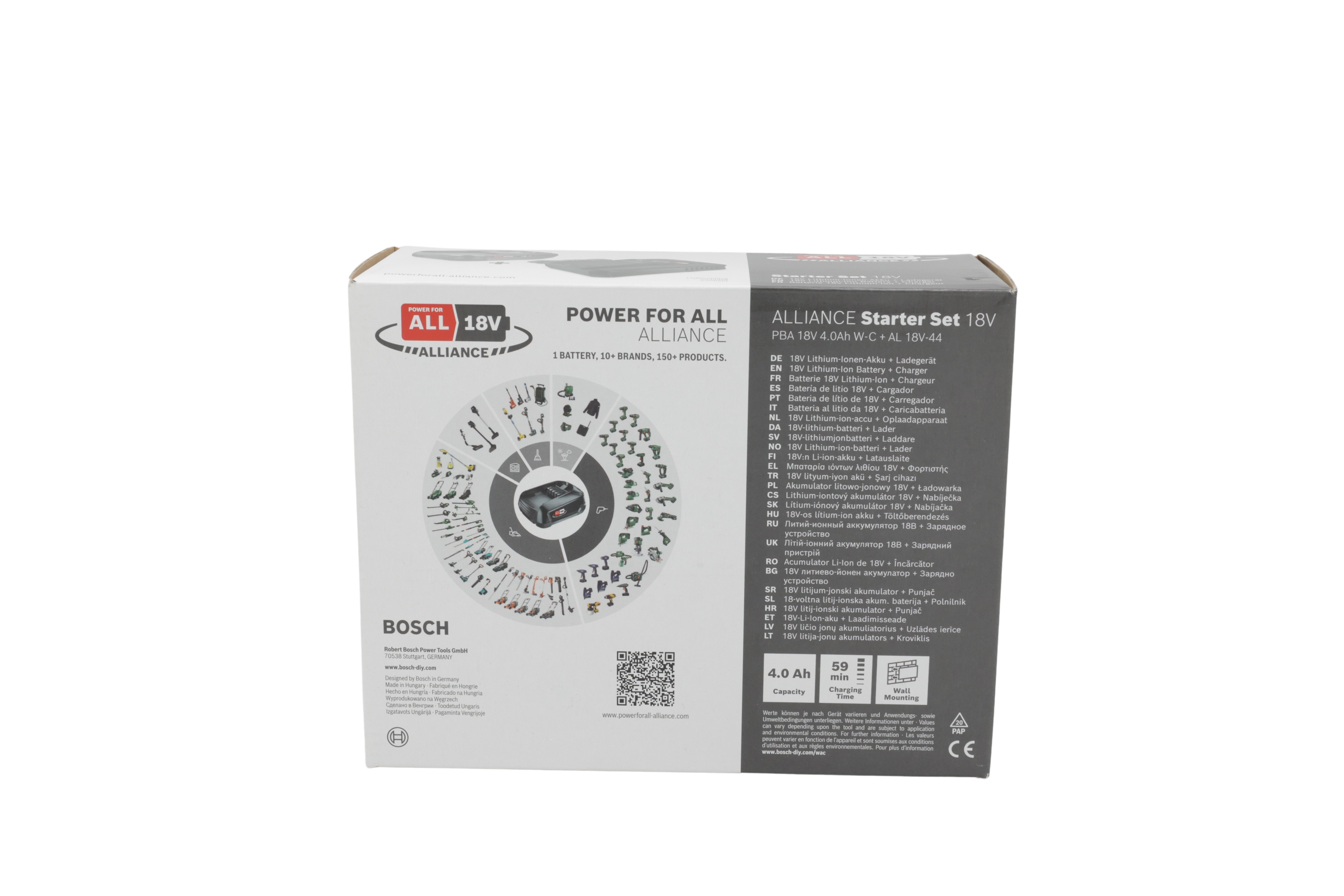 Bosch Starter-Set 18V batteripaket 4,0Ah med AL18V-44 snabbladdare