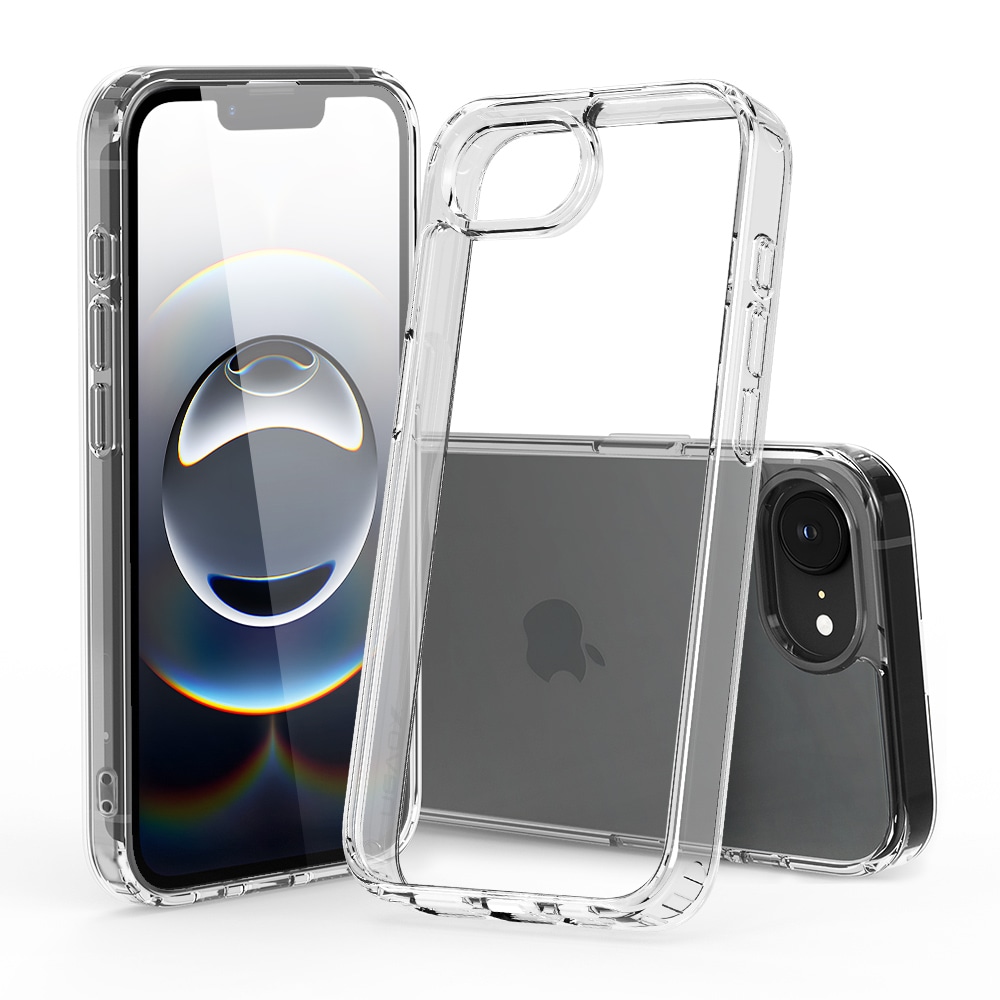 Nevox StyleShell SHOCKFlex – transparent mobilskal för iPhone 16e/17e