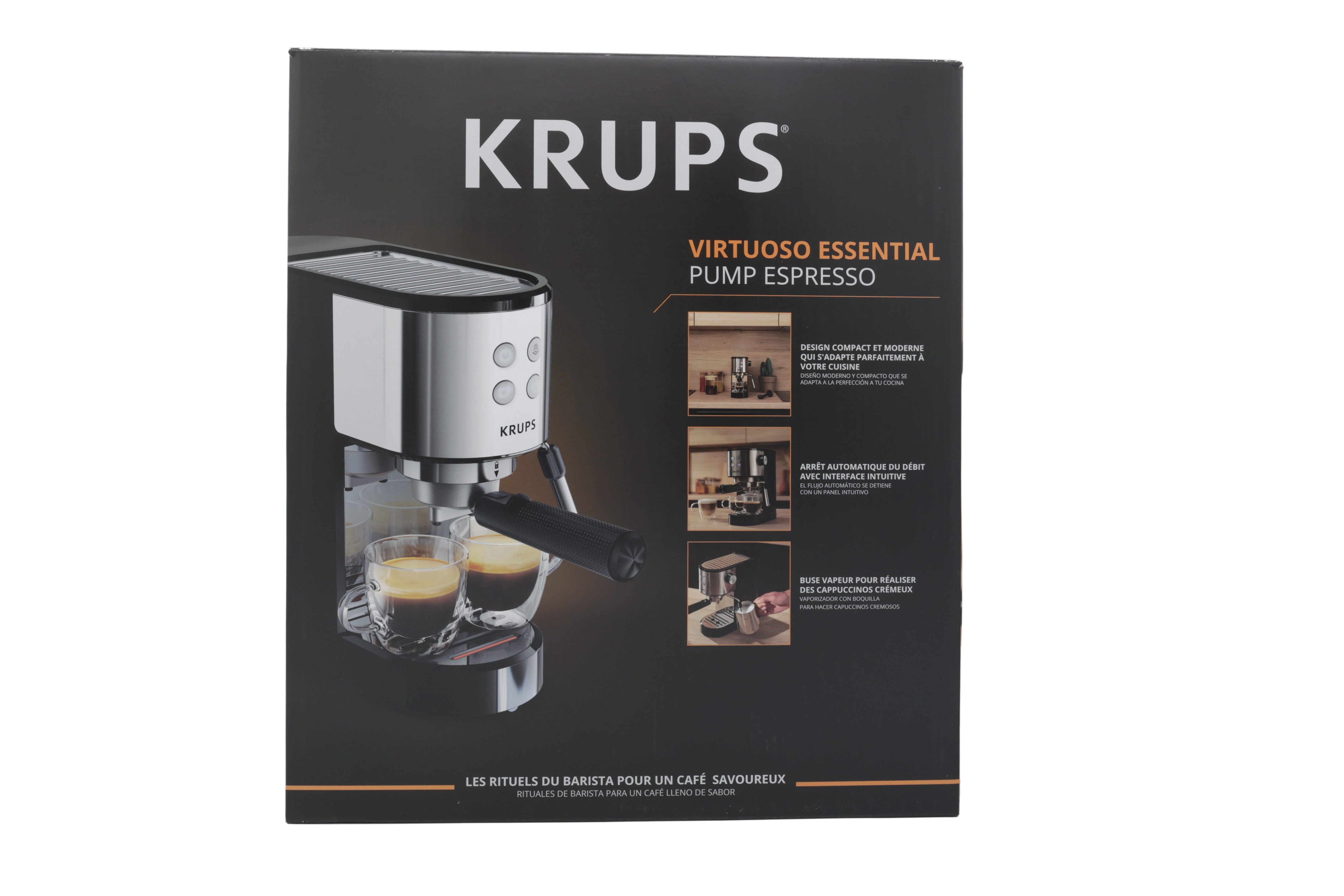 Krups XP441810 Virtuoso Essential i rostfritt stål