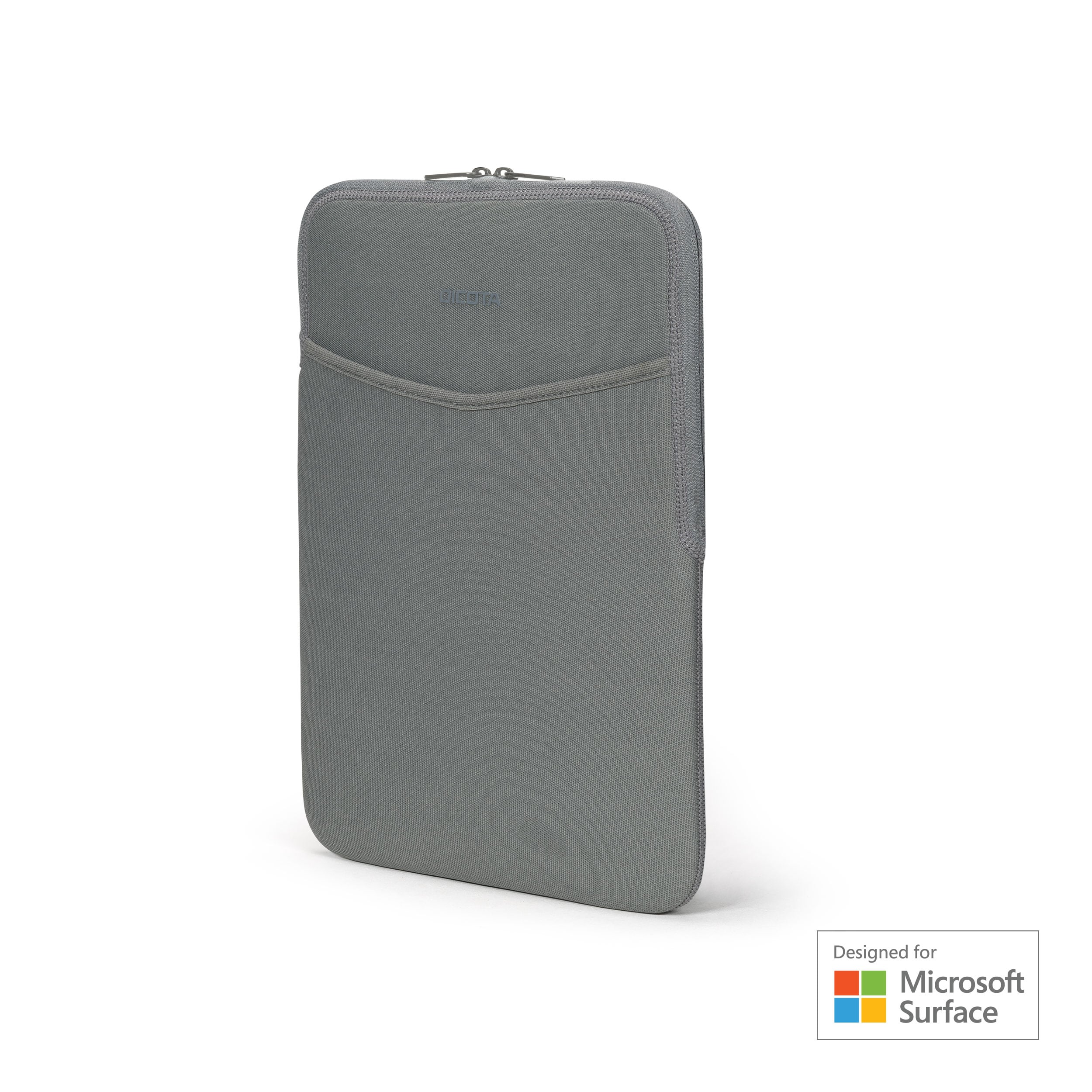 Dicota Sleeve Eco SLIM M för Microsoft Surface Laptop, grå