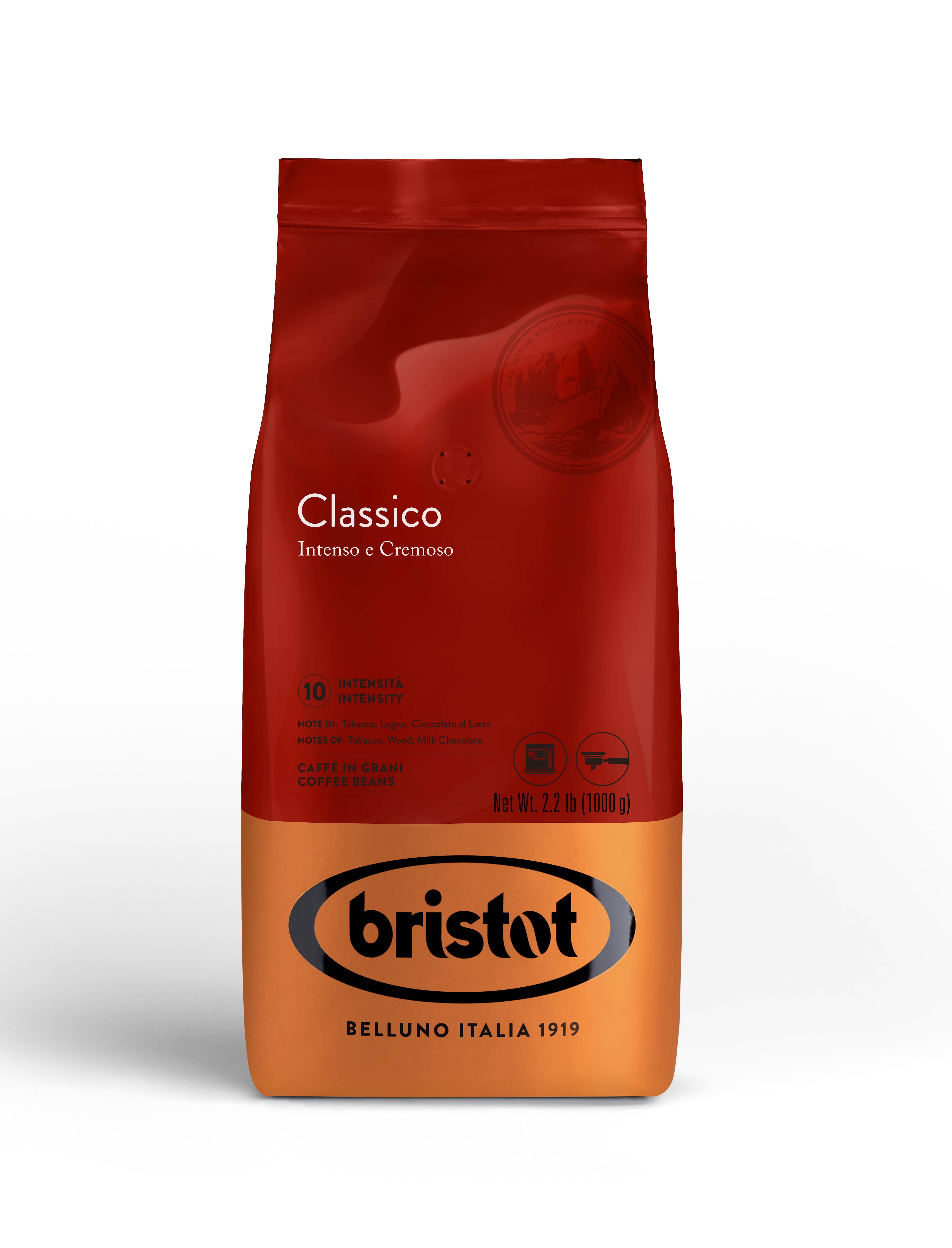 Bristot Classico kaffe hela bönor 1 kg
