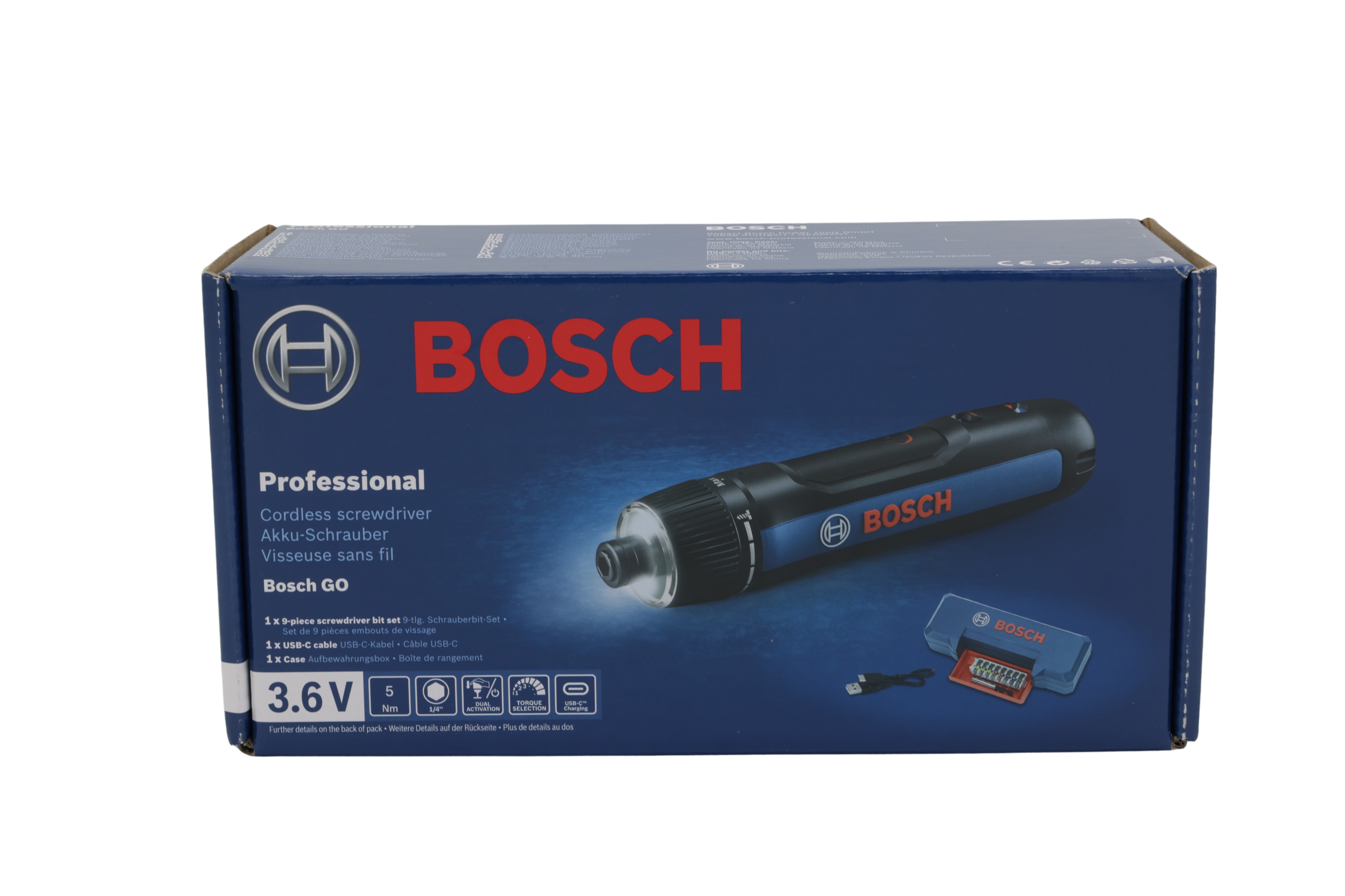 BOSCH Professional sladdlös skruvdragare GO 3 (06019H2201)