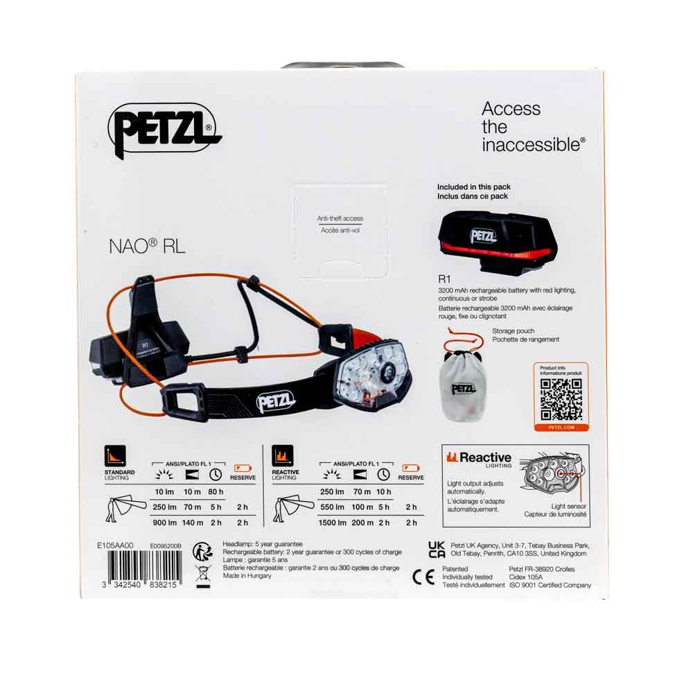Petzl E105AA00 Nao RL pannlampa