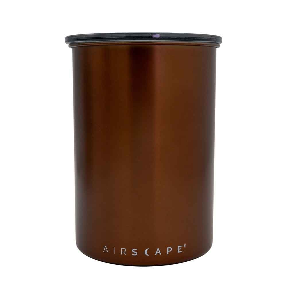 Airscape aromabehållare i rostfritt stål, medium, borstad koppar