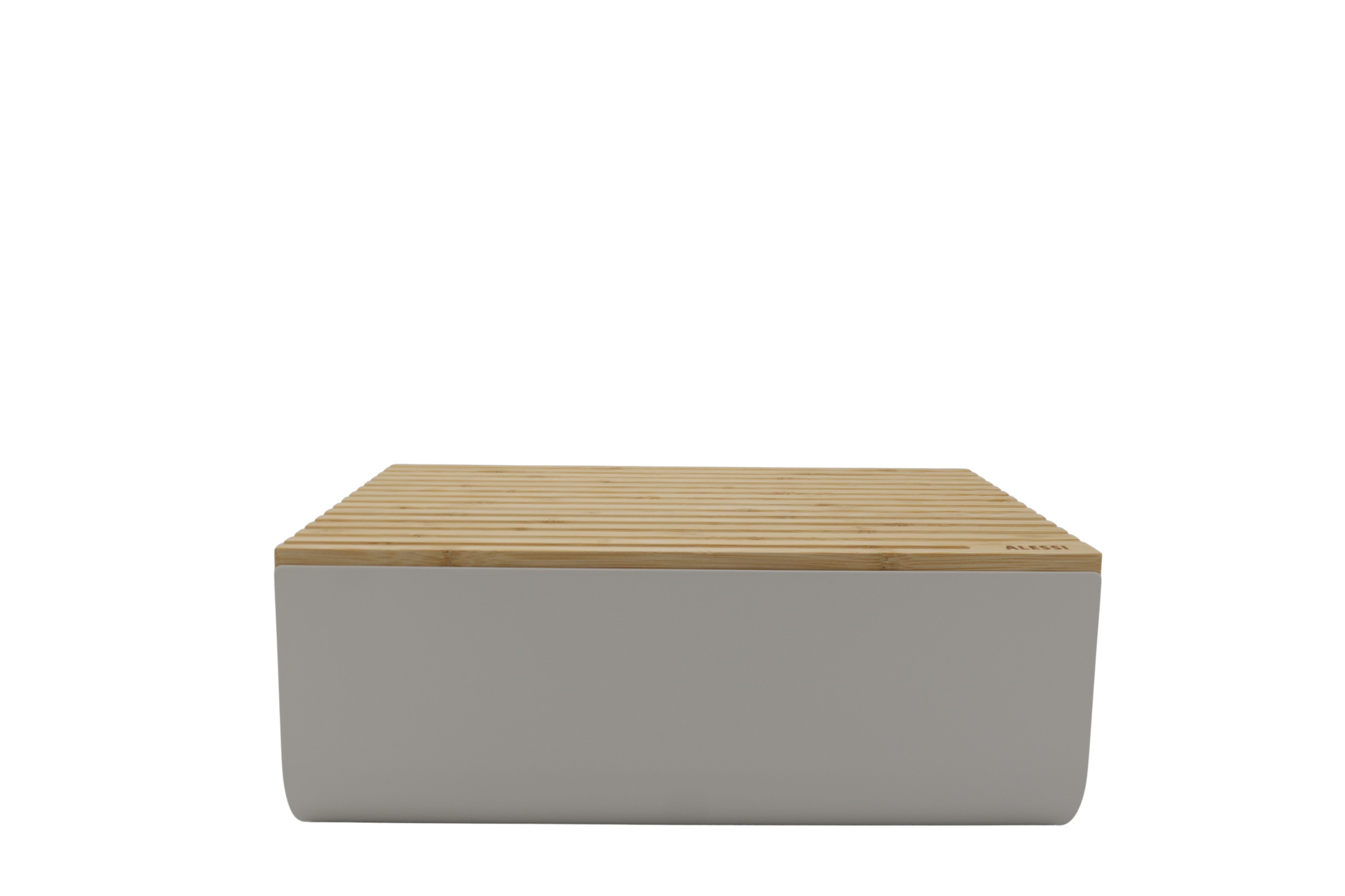 Alessi BG03 WG Mattina brödlåda i stål och bambu