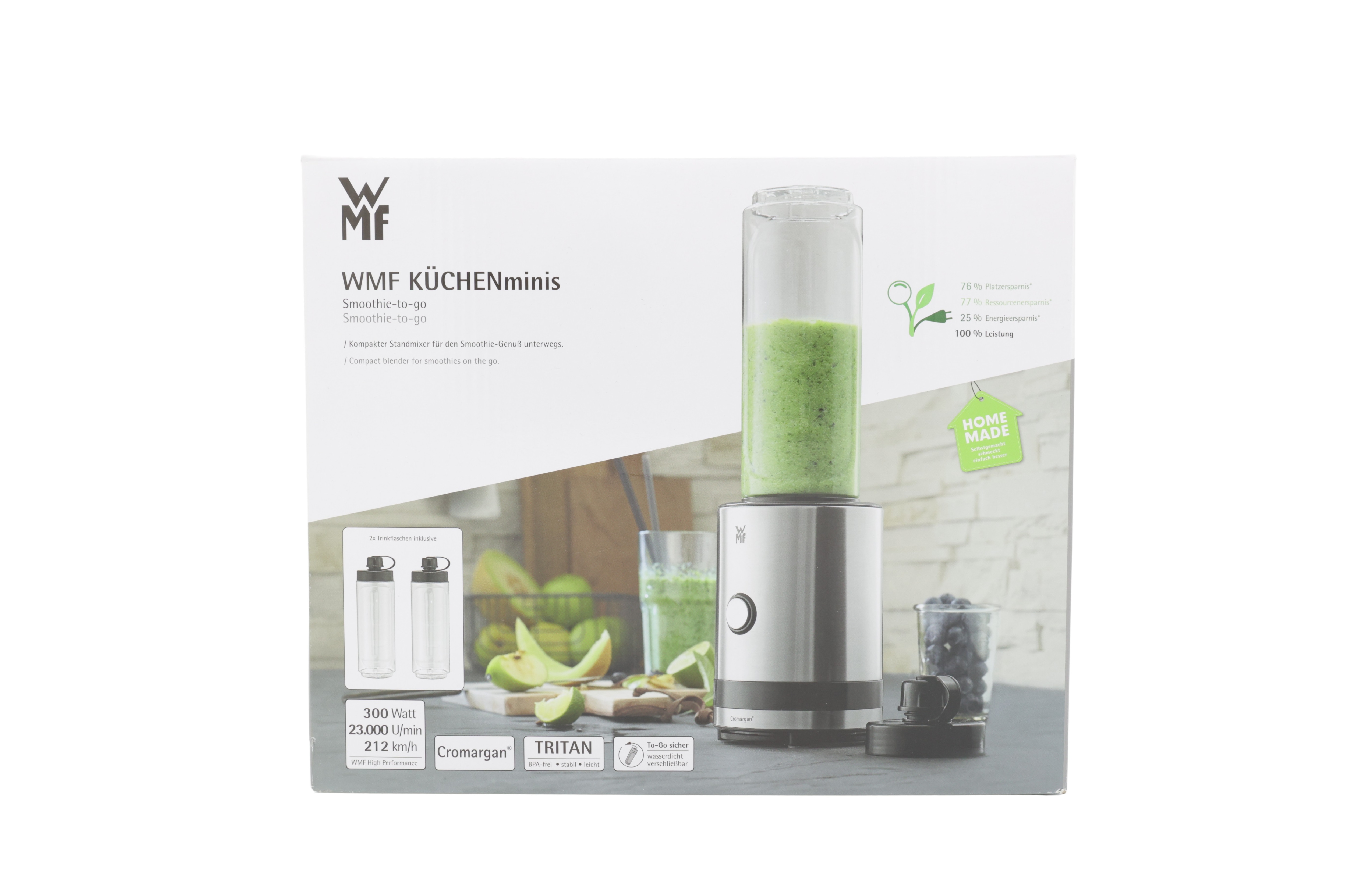 WMF 6130245337 KÜCHENminis Smoothie-to-go – mini bordsblender
