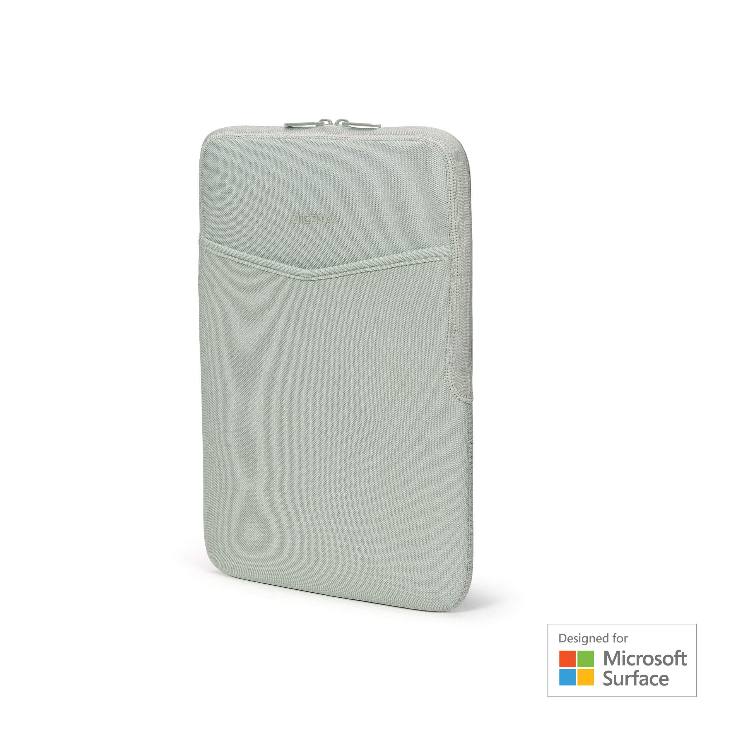 Dicota Sleeve Eco SLIM M för Microsoft Surface Laptop – silver sage