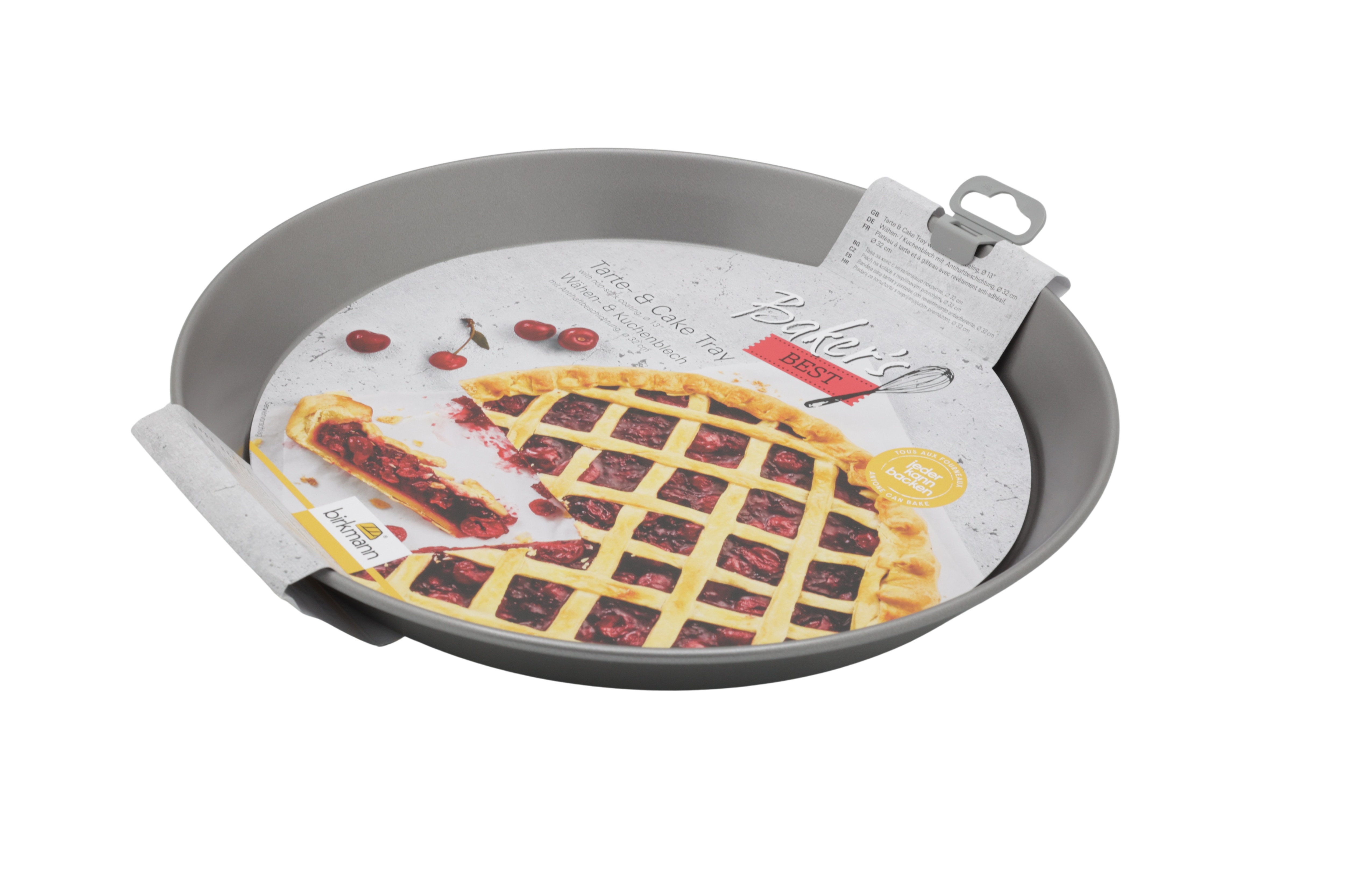 Birkmann Kuchenblech Bakers Best – bakplåt Ø 32 cm, höjd 4 cm