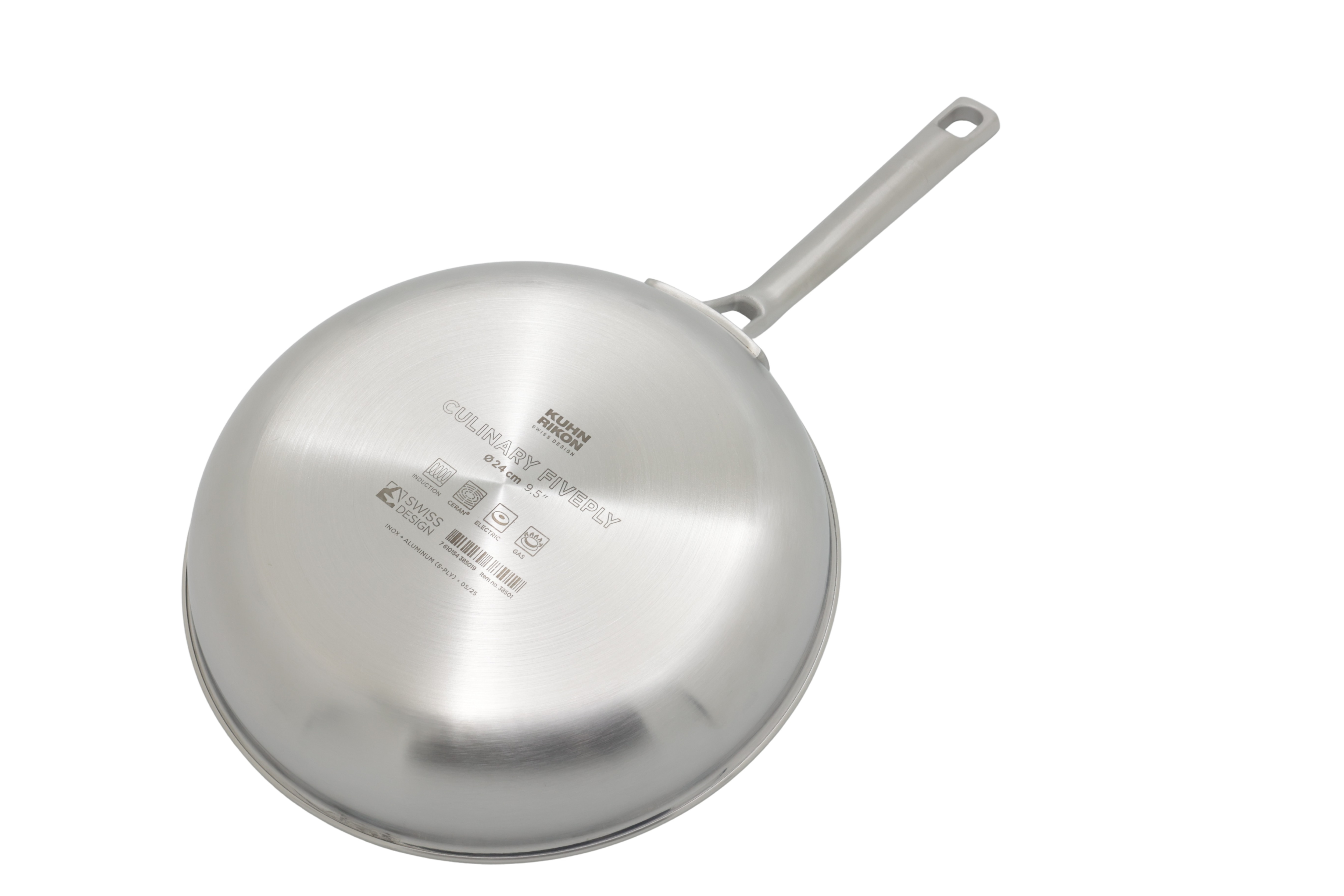 Kuhn Rikon CULINARY FIVEPLY stegepande uden belægning, Ø 24 cm