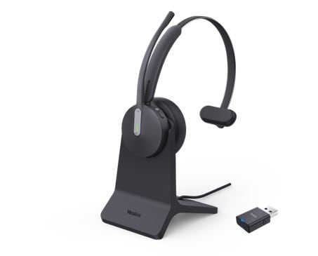 Yealink WH64 Hybrid Mono Teams med laddställ – DECT-headset