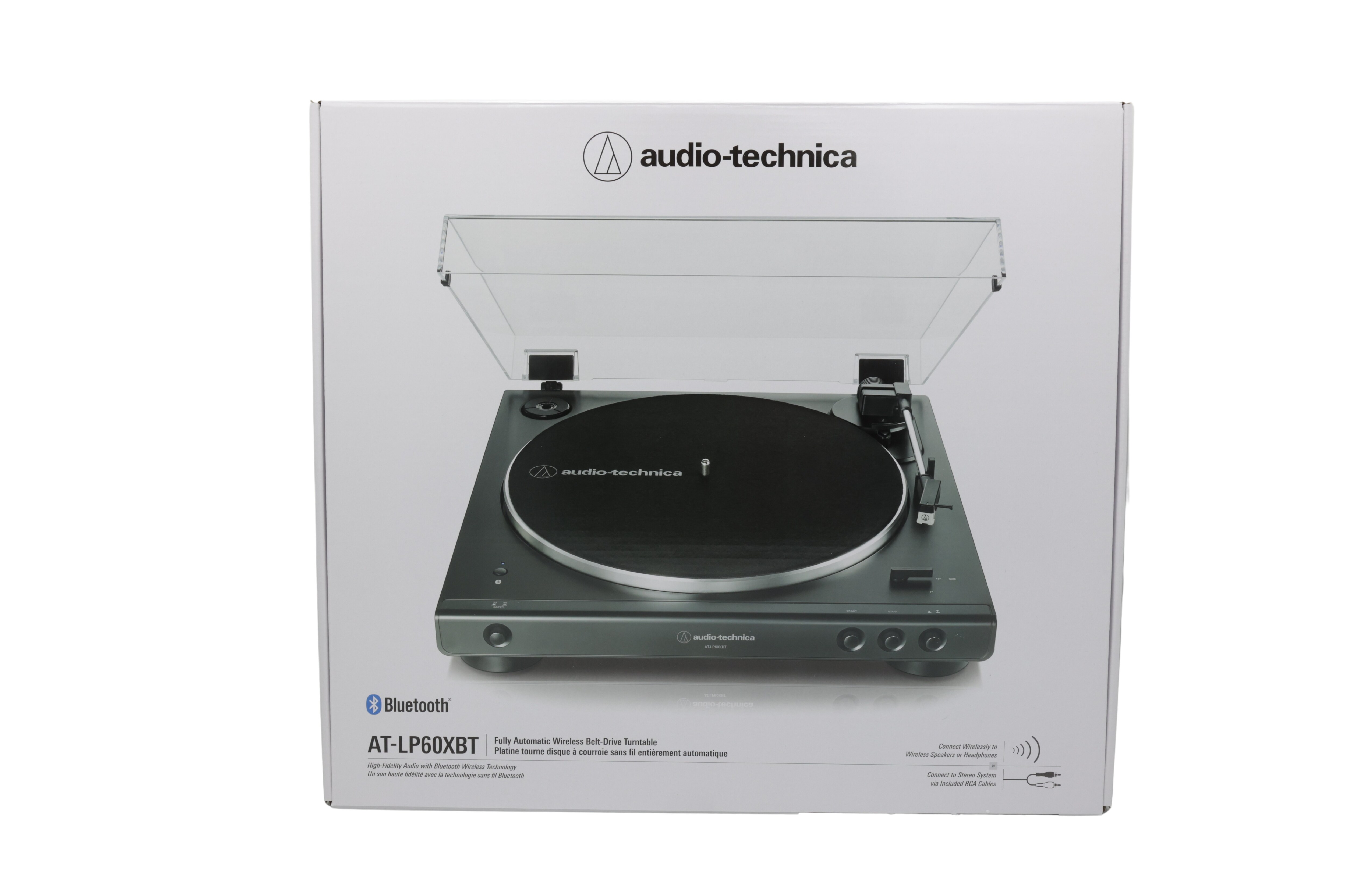 Audio-Technica LP60XBT Bluetooth skivspelare, svart