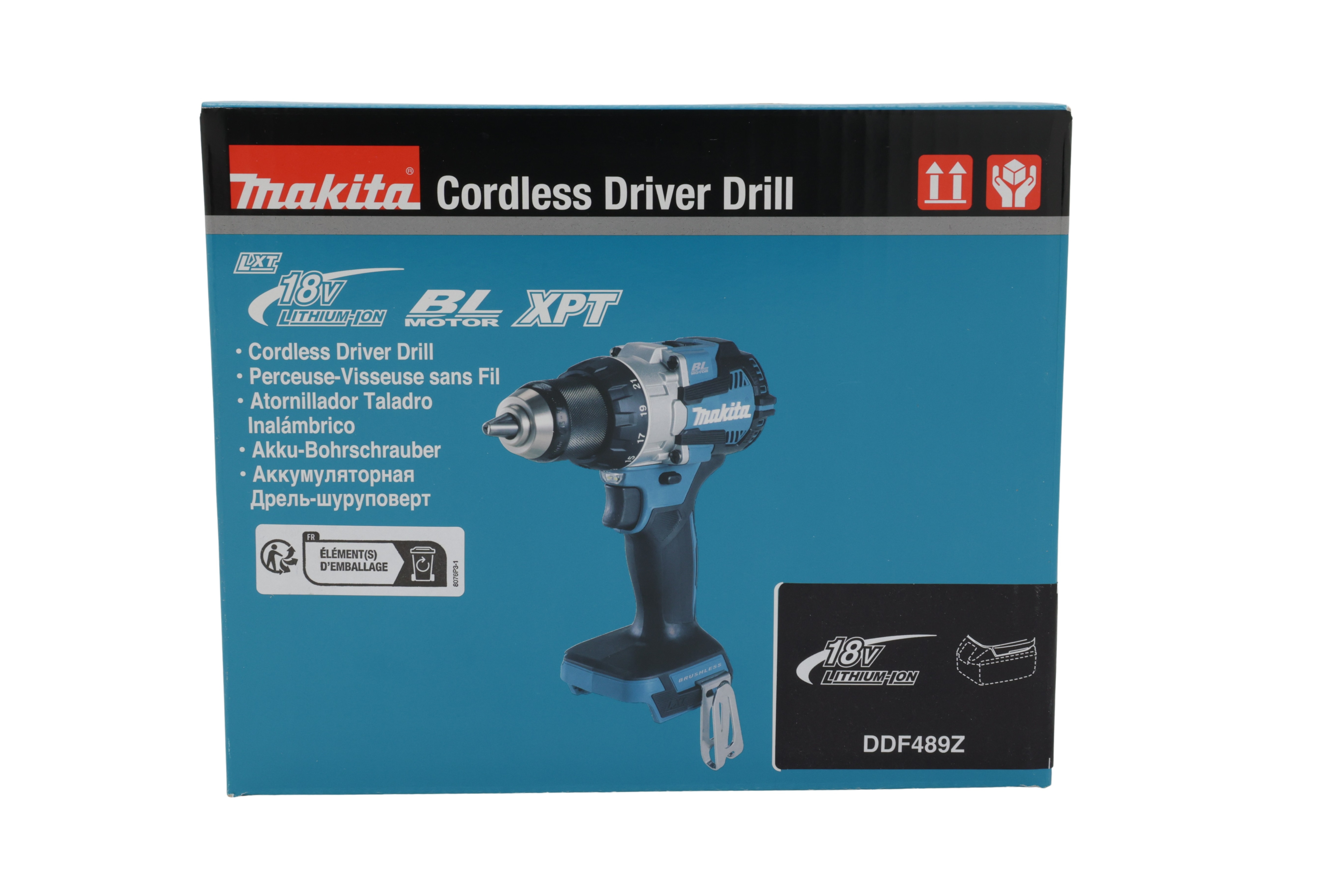 Makita DDF489Z batteridriven borrskruvdragare (utan batteri och utan laddare)