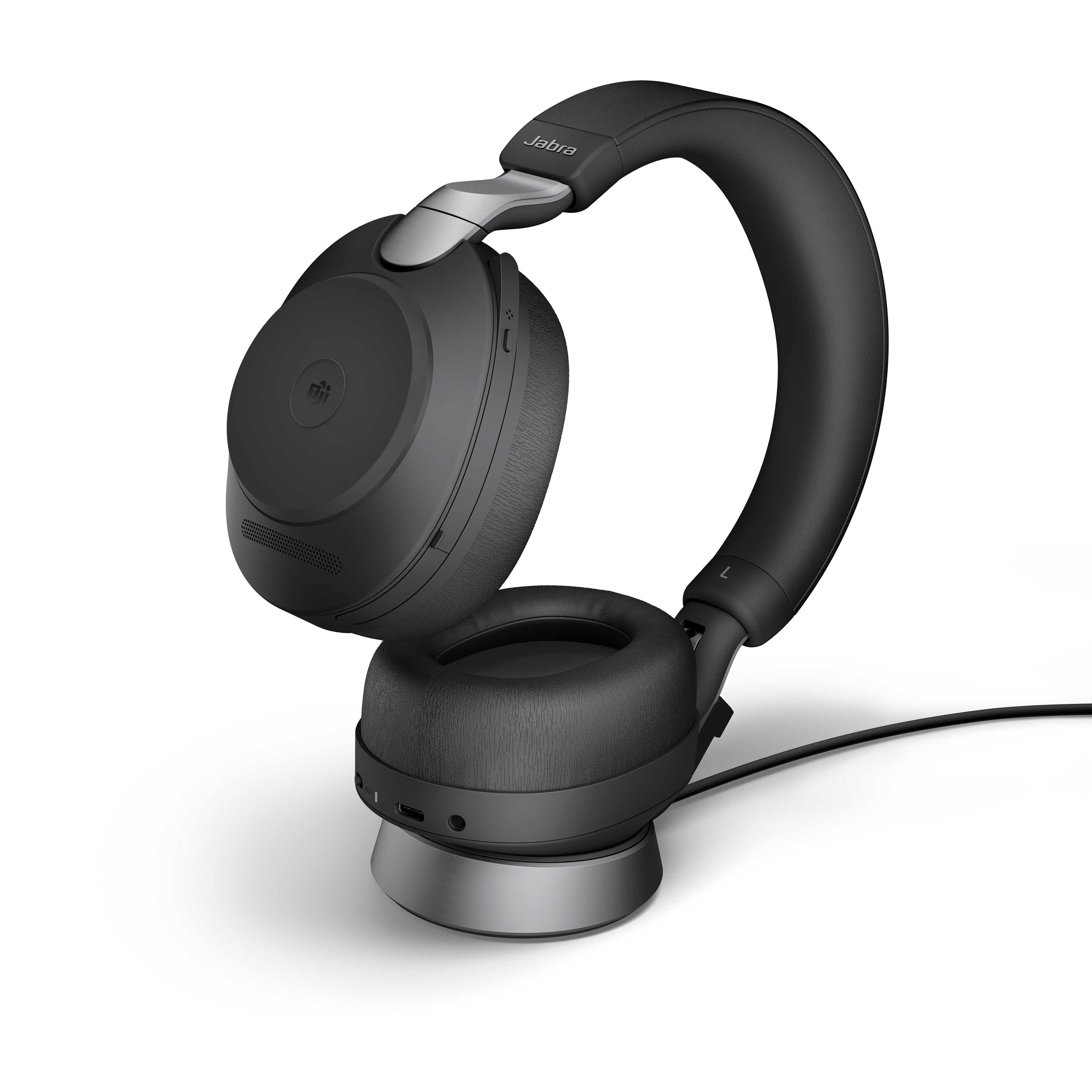Jabra Evolve2 85 MS Stereo USB-A med laddstation