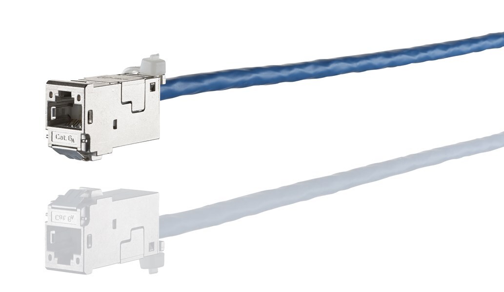 METZ CONNECT E-DAT modul Cat.6A RJ45 8(8) hona, 12-pack