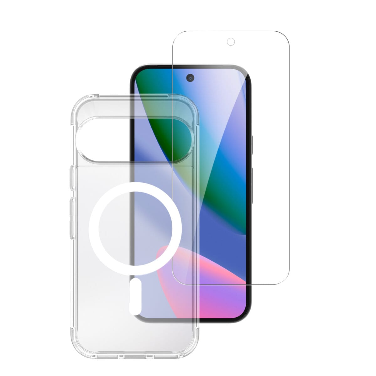 4smarts 360 Premium Protection Set för Google Pixel 10 Pro, Qi2-kompatibelt