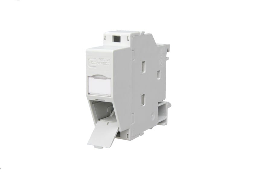 METZ CONNECT Keystone REGplus IP20 ljusgrå, obestyckad