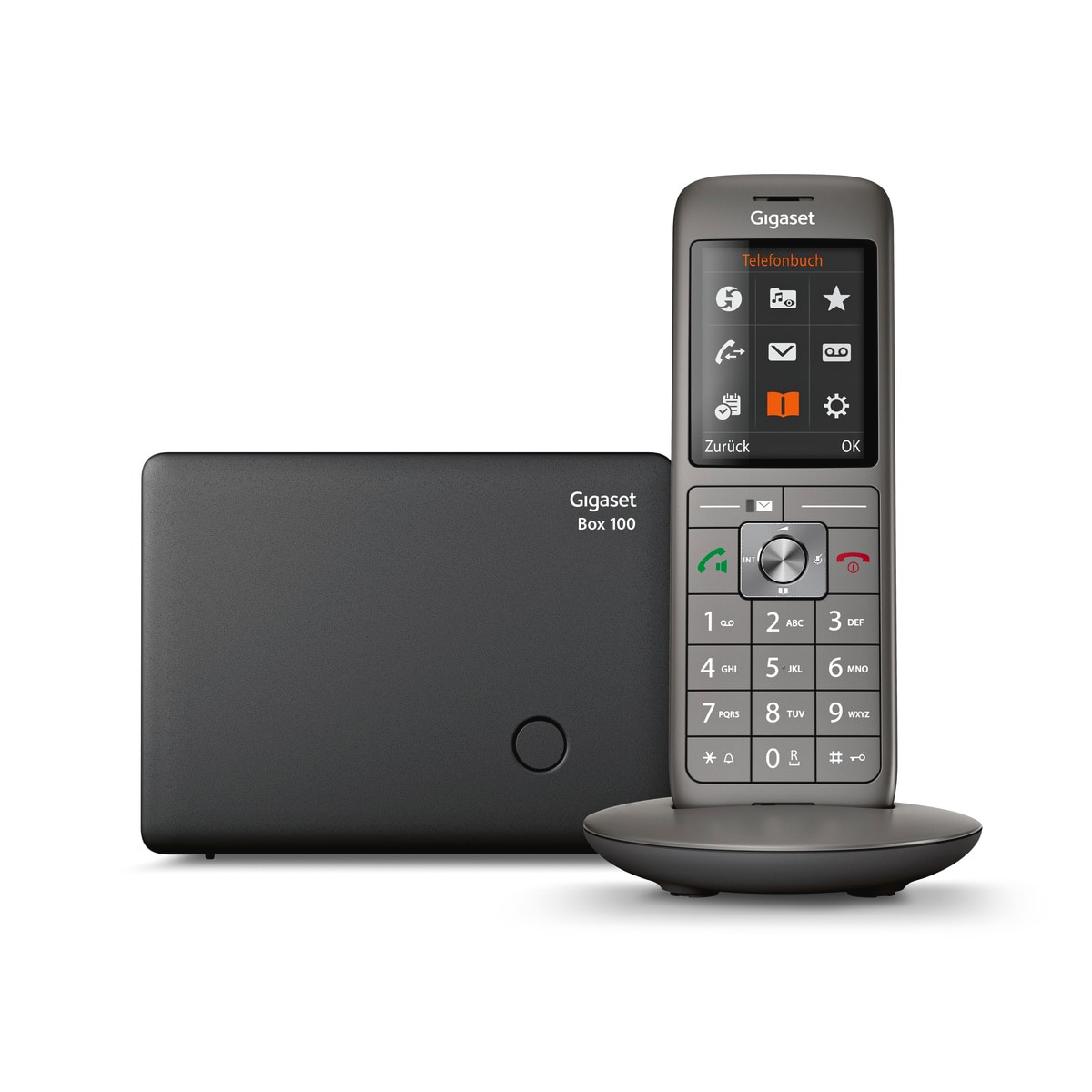 Gigaset CL660 trådlös telefon med separat bas – antracit