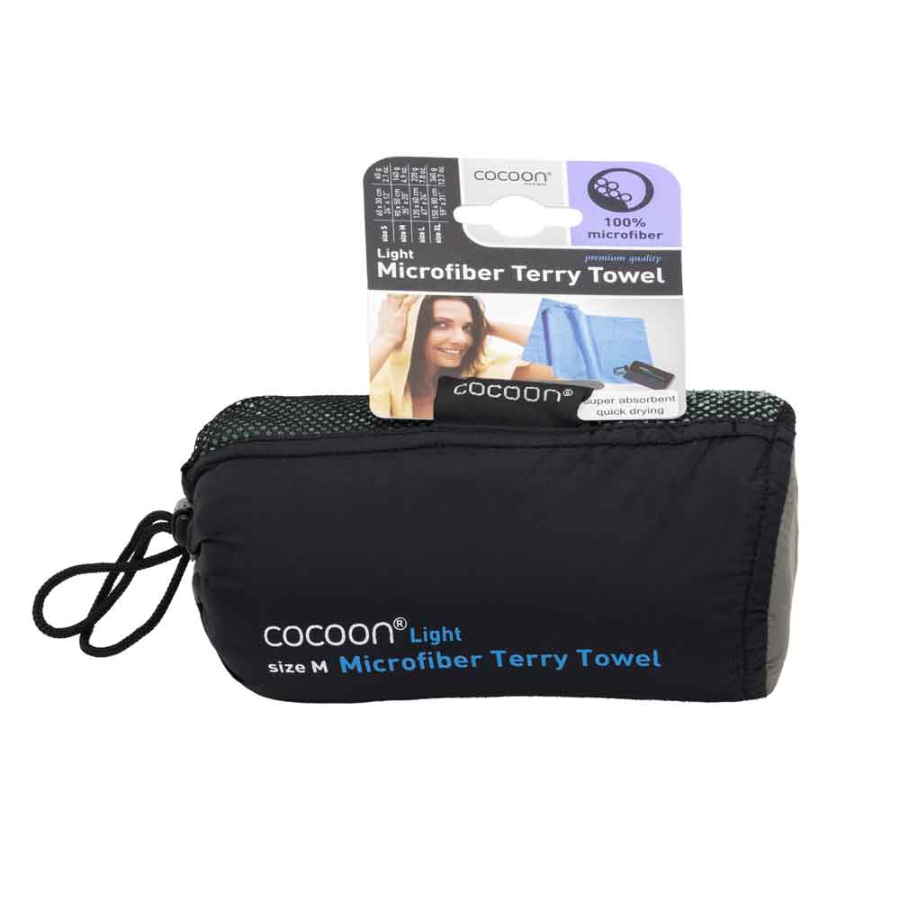 Cocoon Microfiber Terry Towel Light handduk 90 × 50 cm, bamboo green