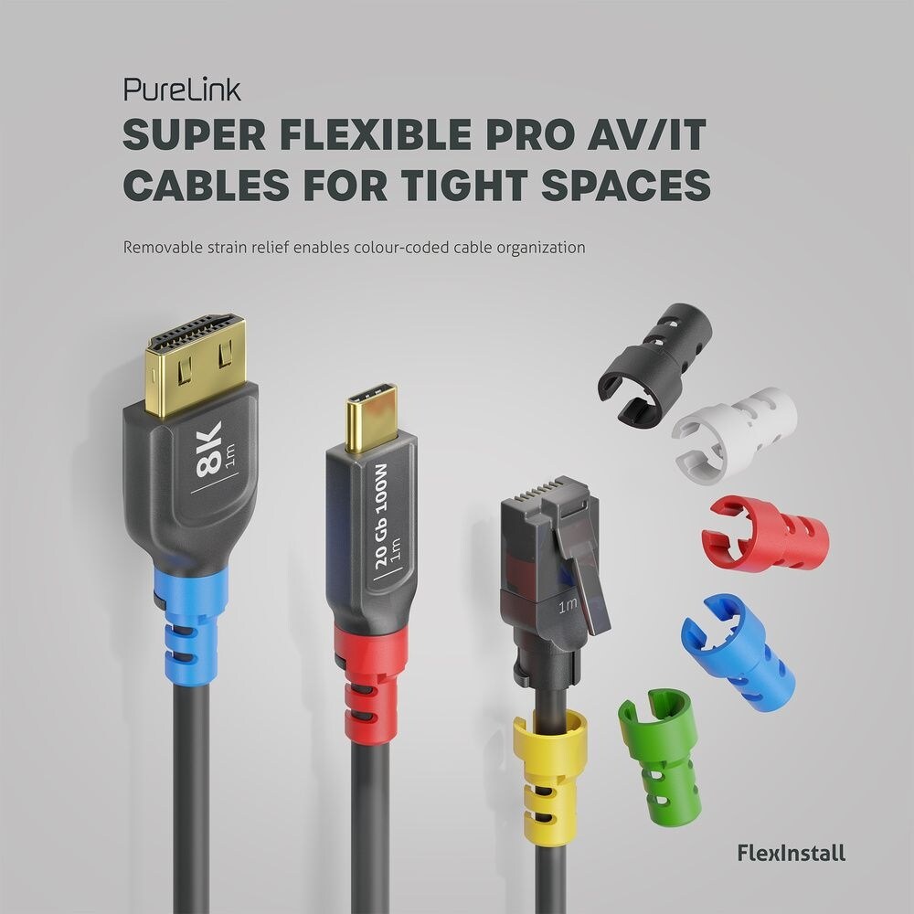 PureLink FlexInstall patchkabel Cat.6A UTP 0,50 m