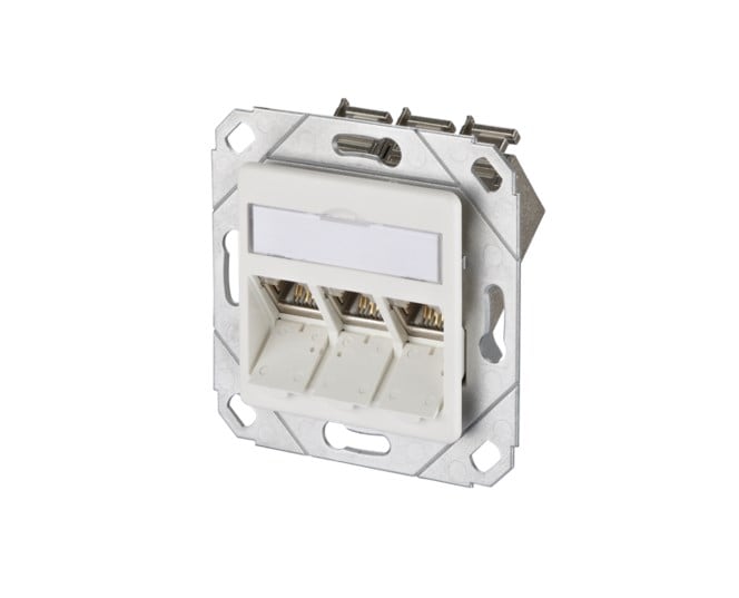 METZ CONNECT E-DAT modul 3-port UPk Cat.6A, renvit