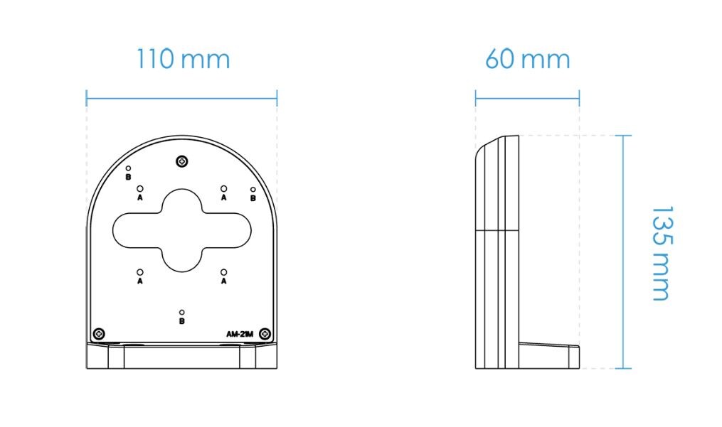 VIVOTEK AM-21M L-fäste för IT-Dome-kameror, kompakt storlek