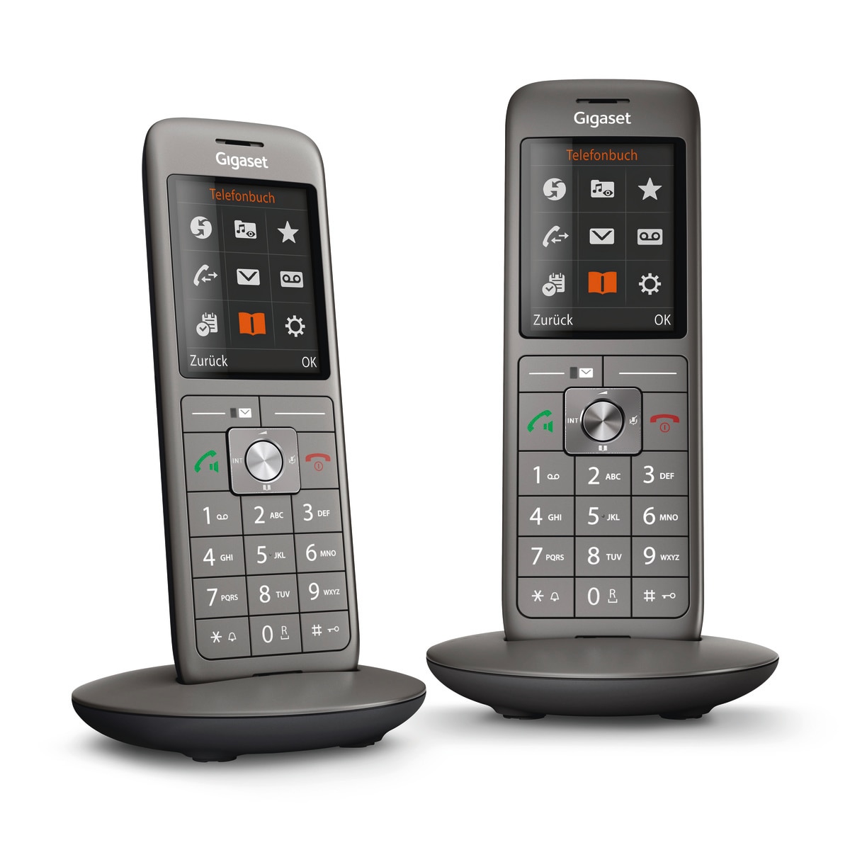 Gigaset CL660HX Duo – 2 trådlösa DECT-mobilenheter med laddningsställ