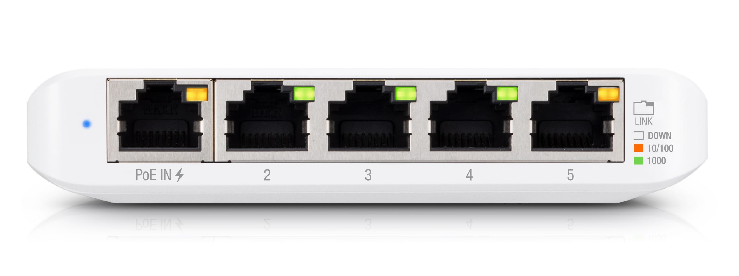 Ubiquiti UniFi Switch USW-Flex-Mini – 5-portars GbE-switch, PoE-matad