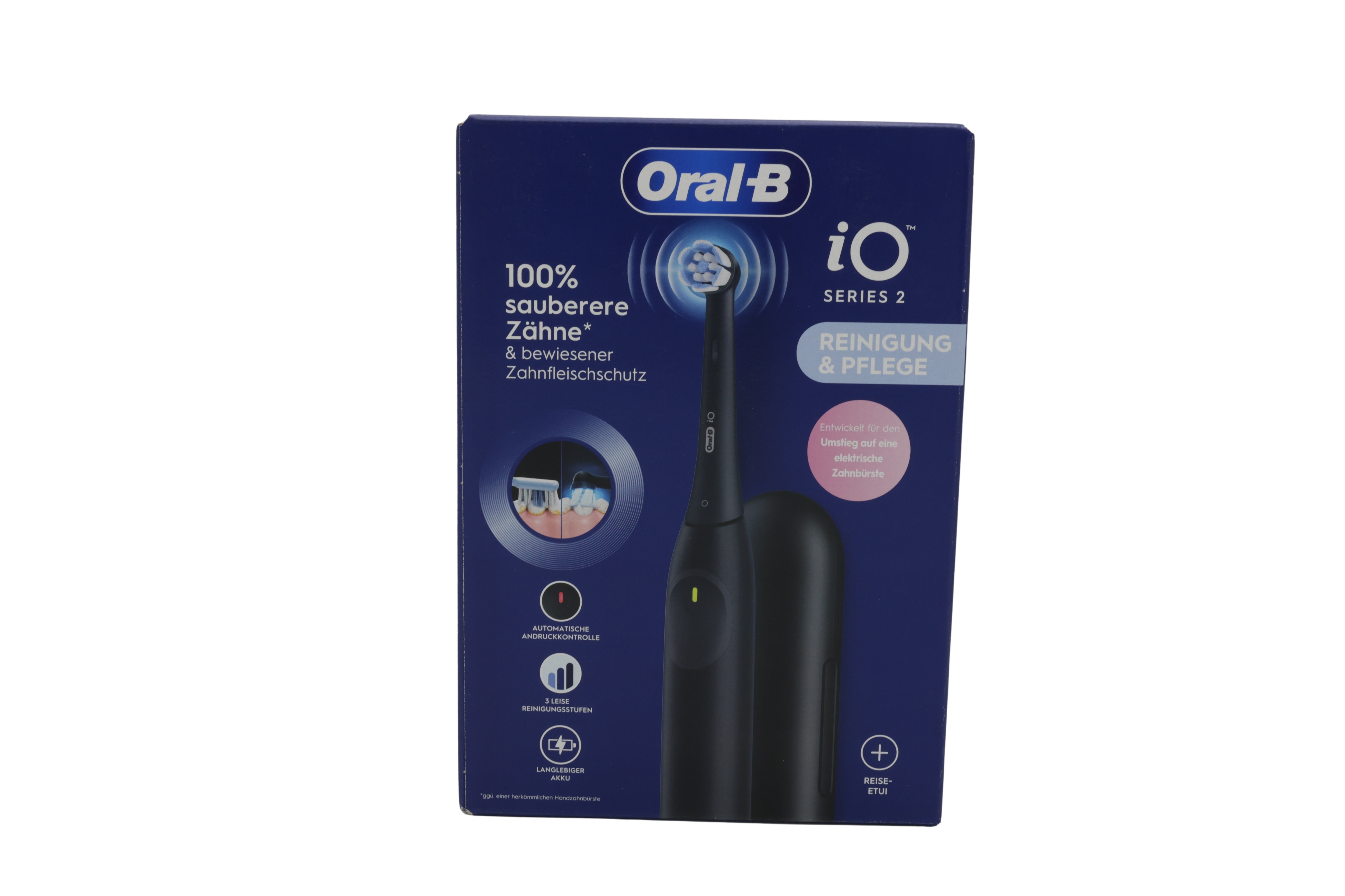 Braun Oral-B iO Series 2 med reseetui Night Black