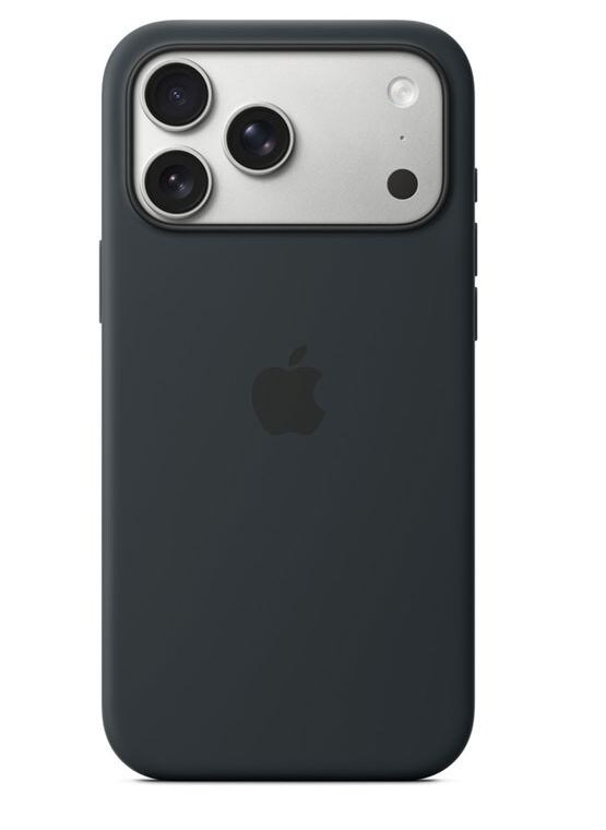 Apple iPhone 17 Pro Max Silikonfodral med MagSafe (svart)