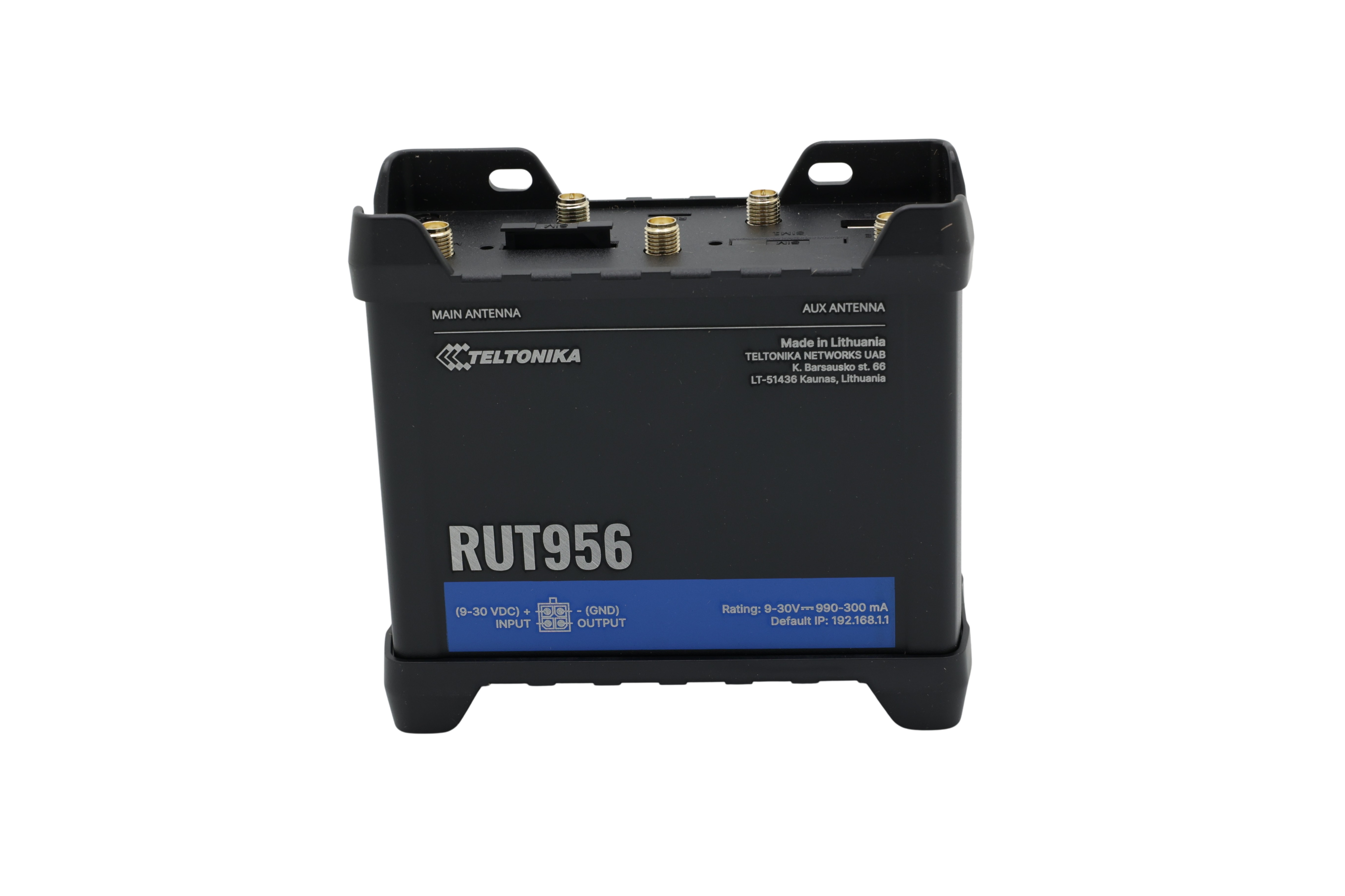 Teltonika RUT956 LTE Cat 4 industrirouter med Dual-SIM, 3x LAN/1x WAN och Wi‑Fi