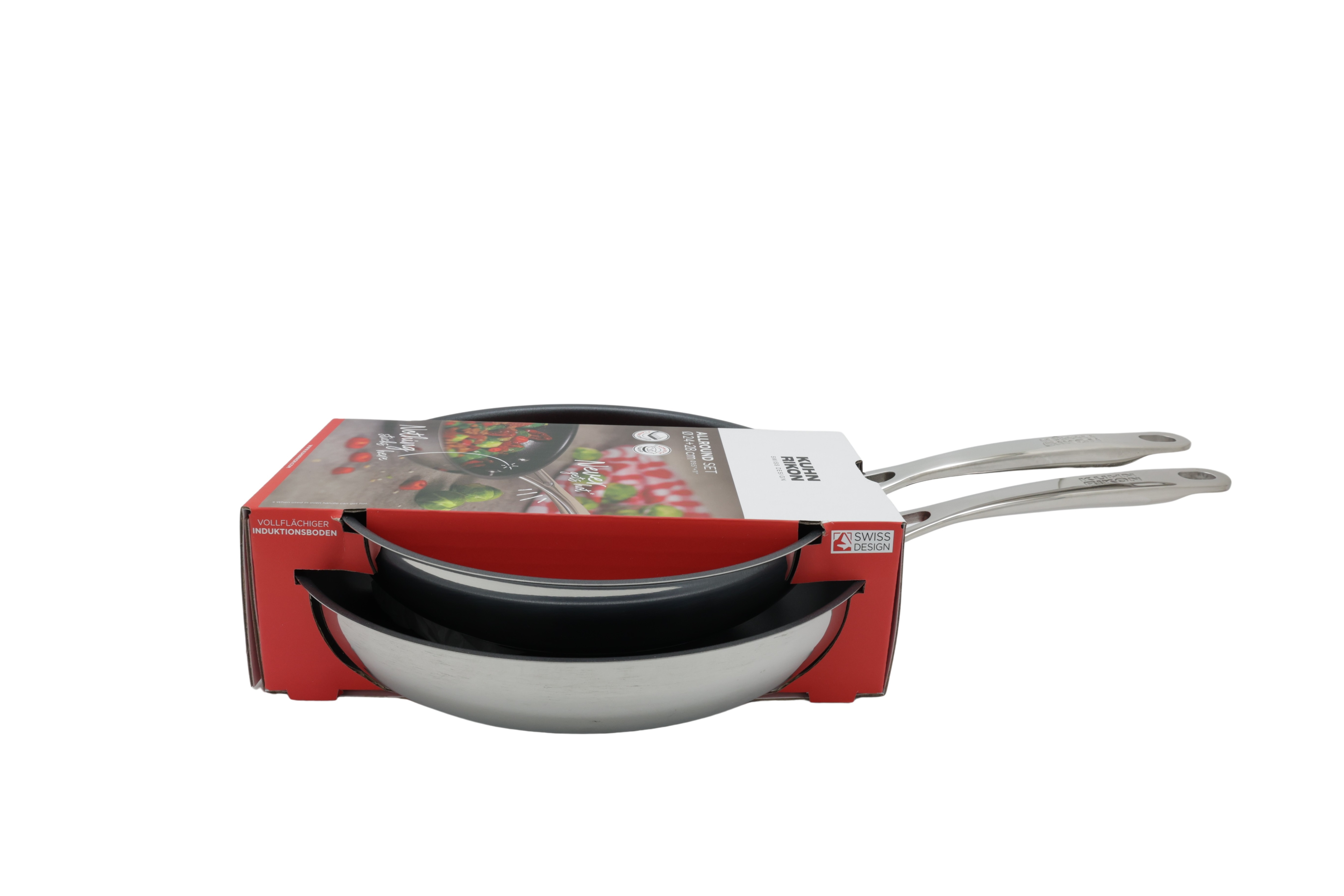 Kuhn Rikon ALLROUND stegepandesæt, Ø 24 og 28 cm
