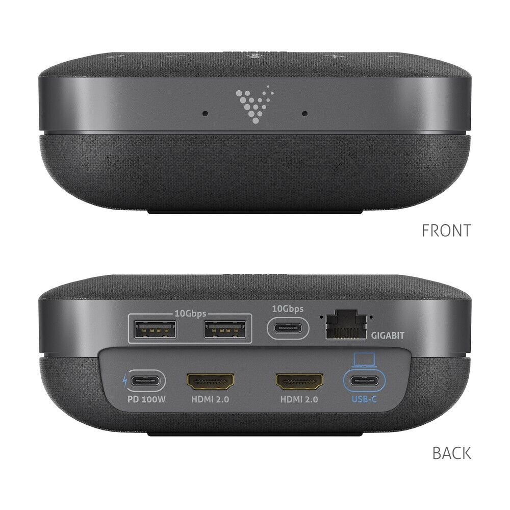 PureLink Vuelogic dockningsstation – 10-i-1 USB-C speakerdock
