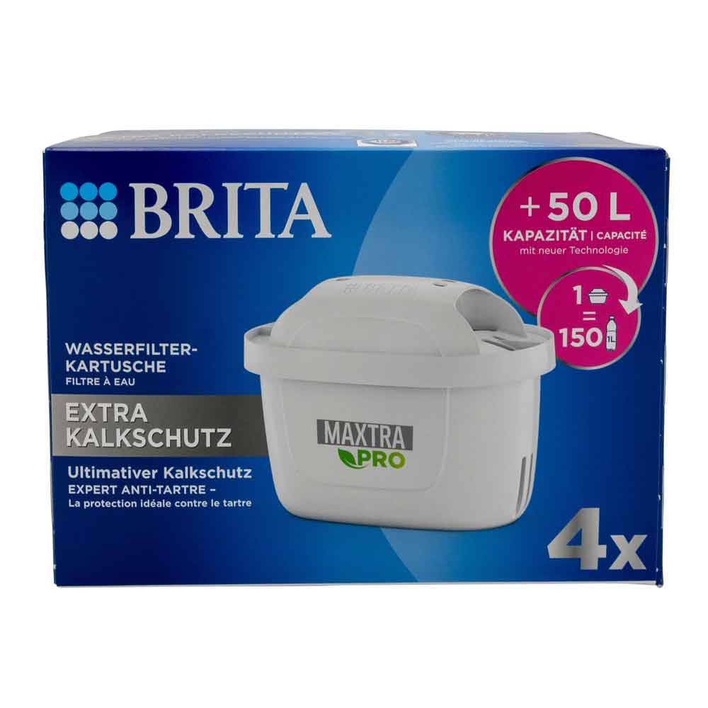 BRITA MAXTRA PRO Extra kalkskydd vattenfilterpatron – 4‑pack
