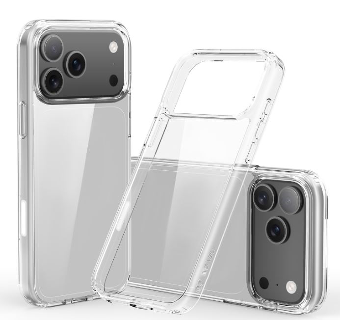 Nevox StyleShell SHOCKFlex – skal till iPhone 17 Pro Max, transparent