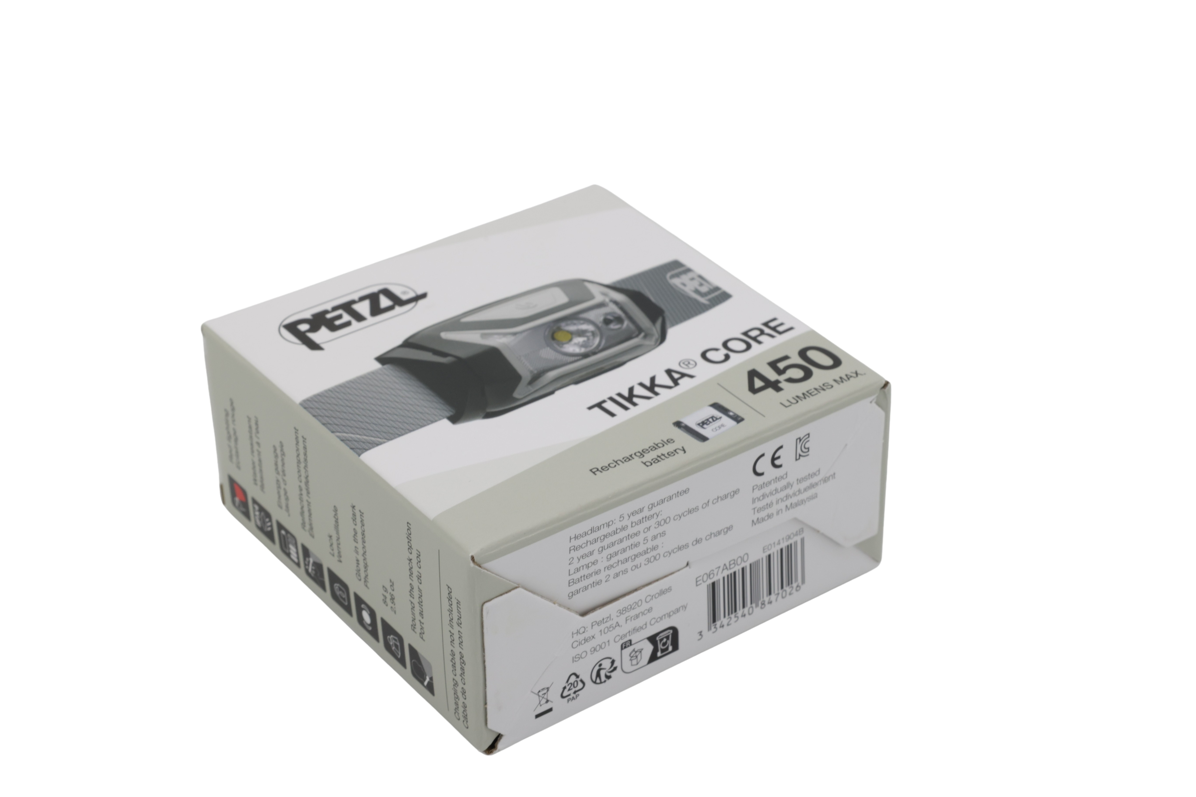 Petzl E067AB00 Tikka Core pannlampa