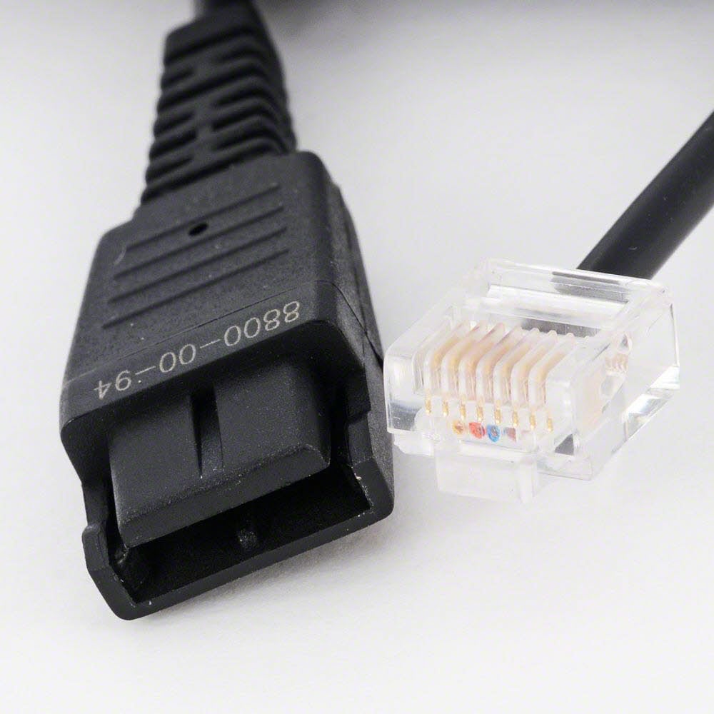 Jabra anslutningskabel QD till RJ45, rak 50 cm