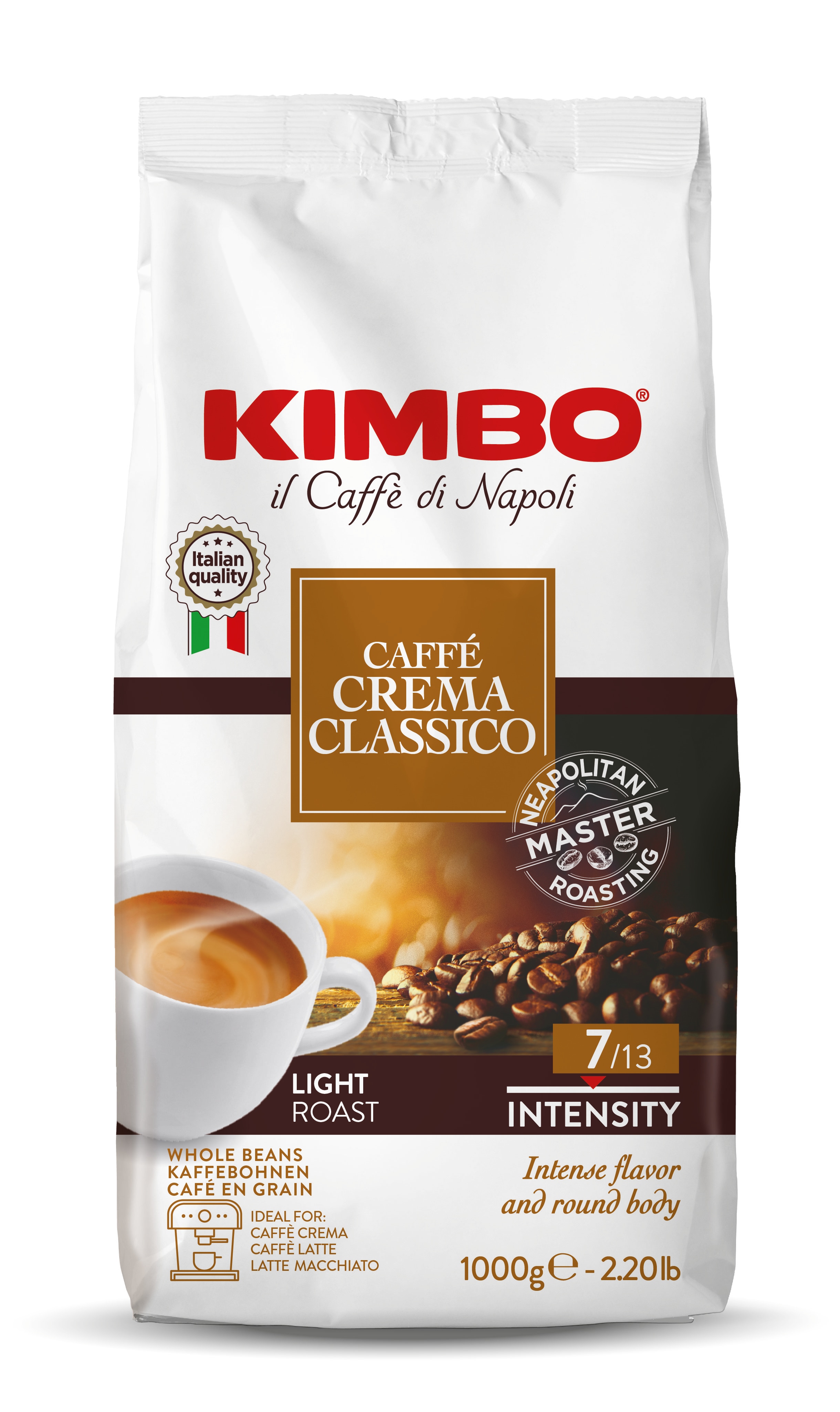 Kimbo Caffè Crema Classico 1 kg kaffebönor